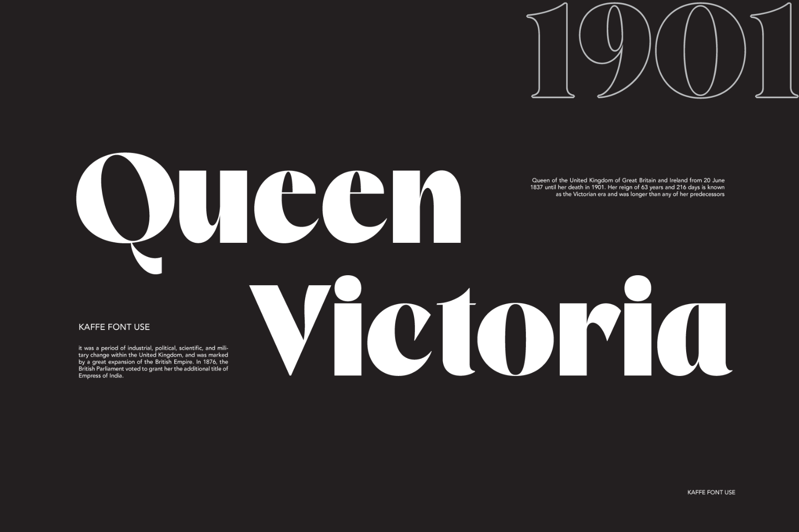 Kaffe | Psychedelic Typeface