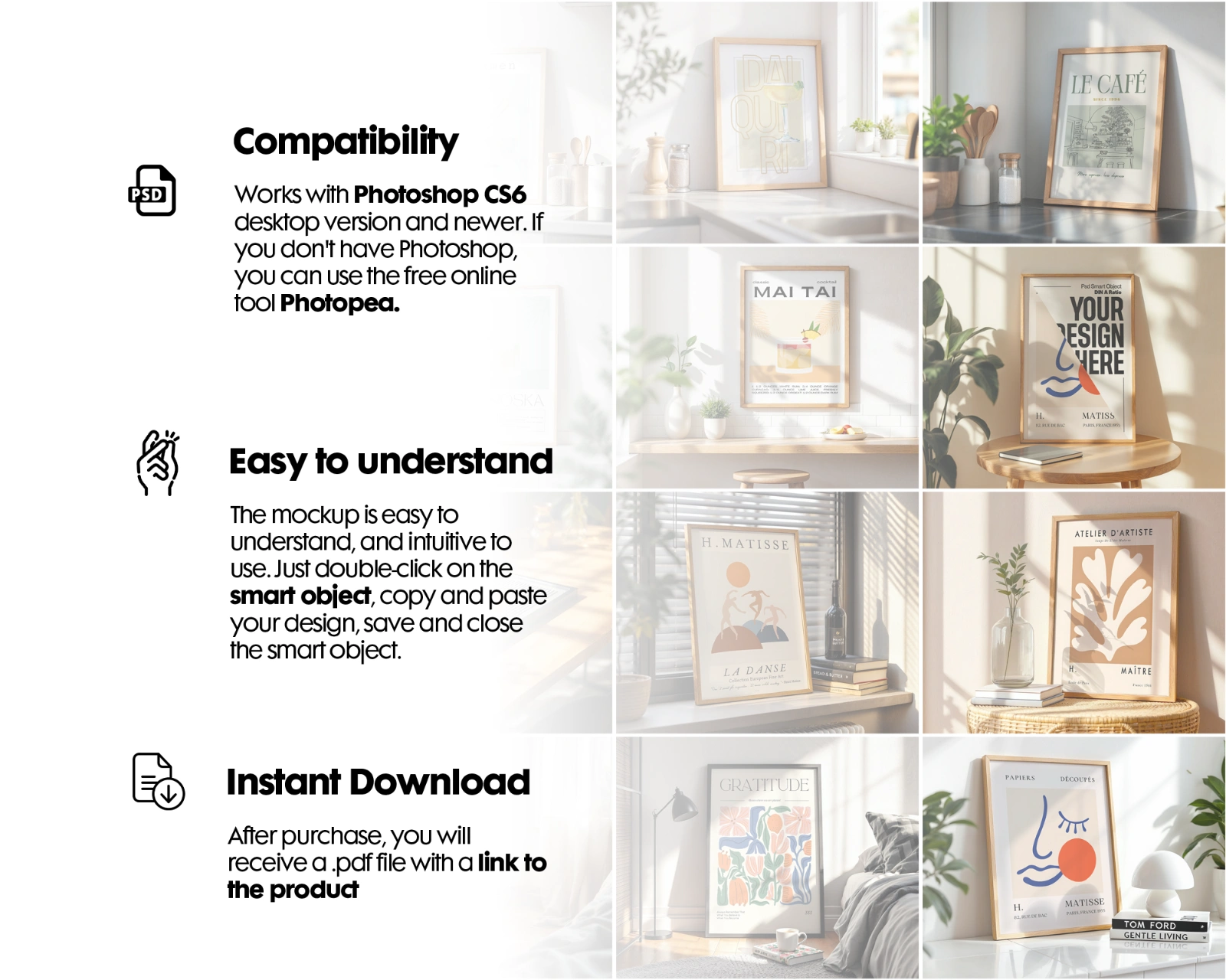 300+ Frames Mockup PSD Bundle Set — image 9