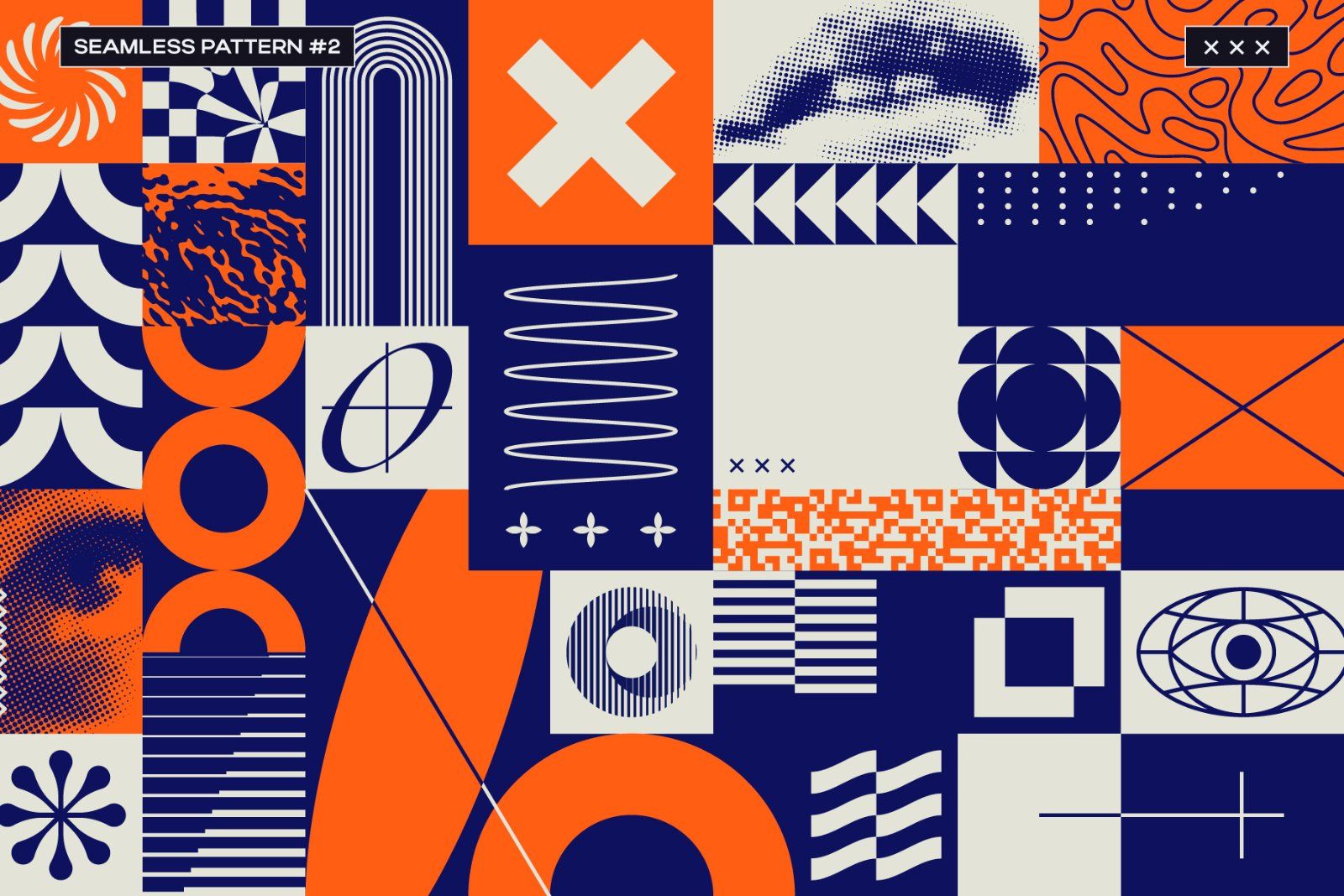 Brutalist Blocks Vector Pack