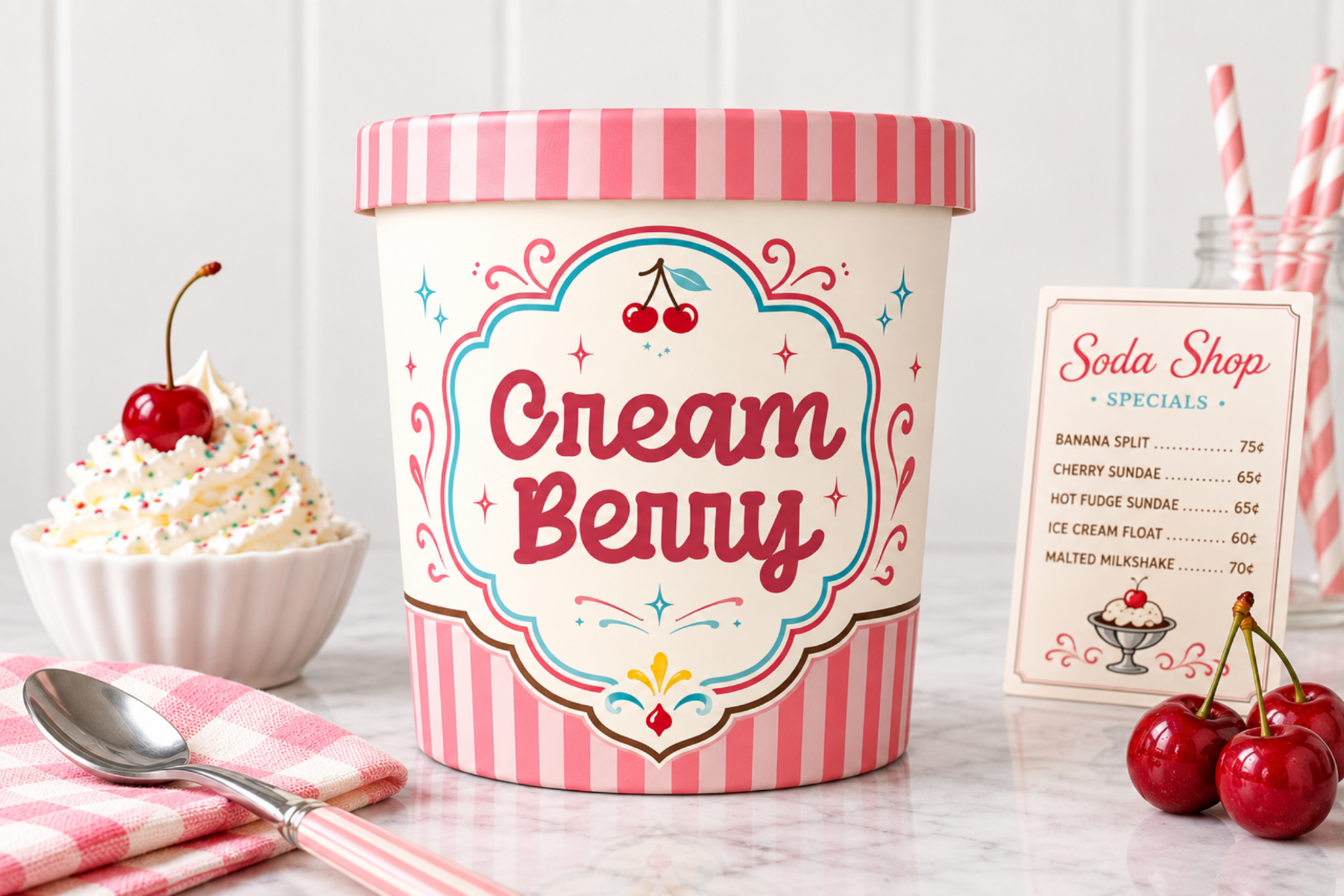 Berry Soda – Retro Script Font — image 10