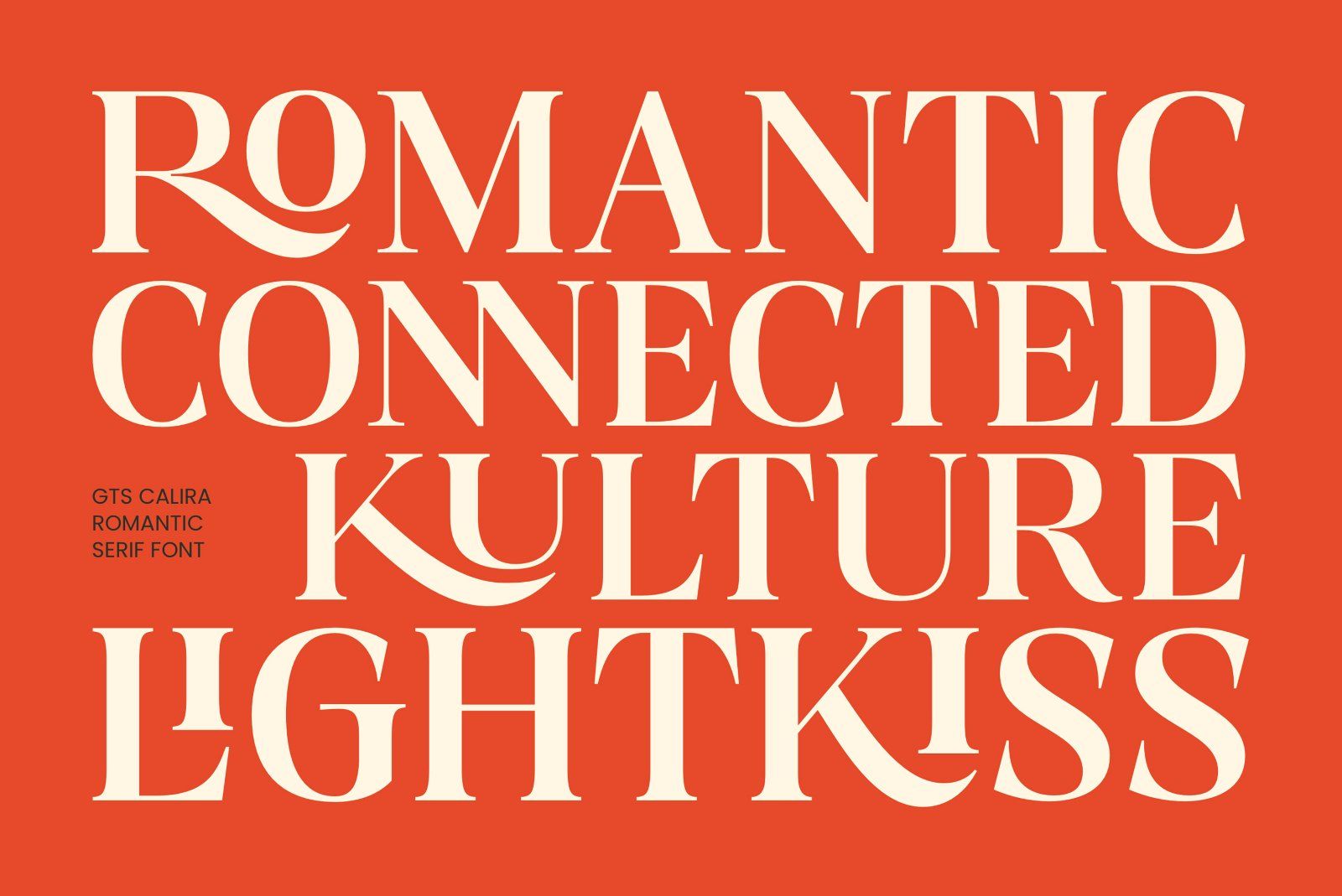 Gts Calira - Romantic Serif Font — image 10