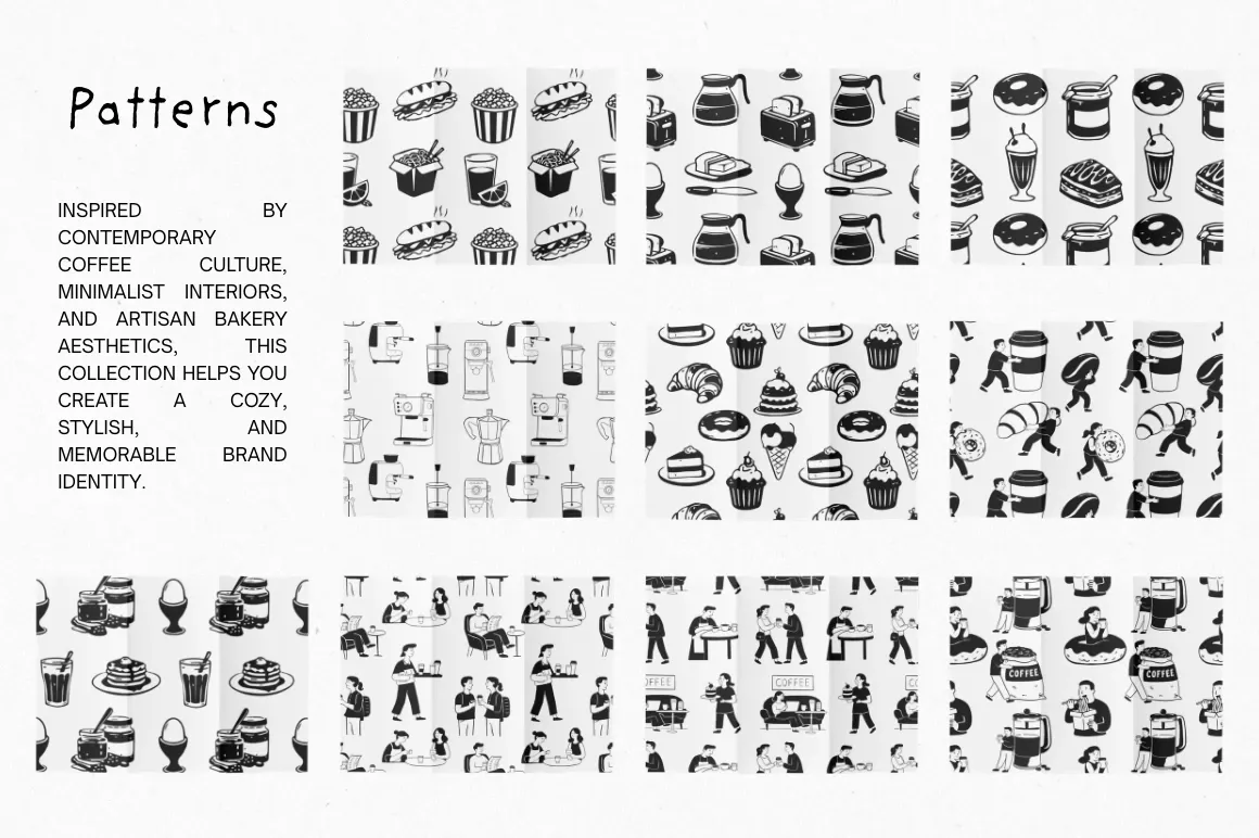 Cafe Vibes Hand Drawn Illustrations — image 10