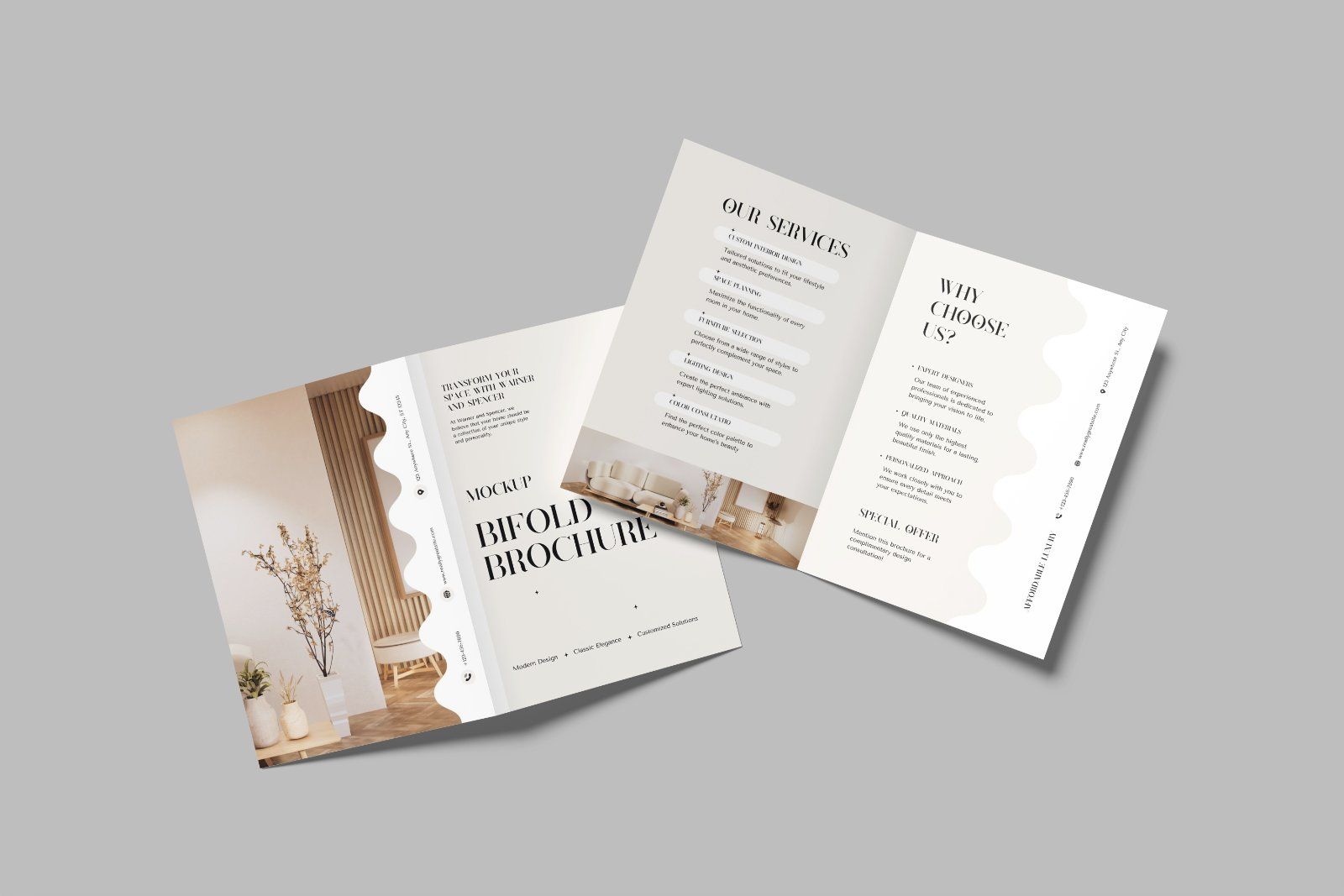 Bifold Brochure Mockup — image 10