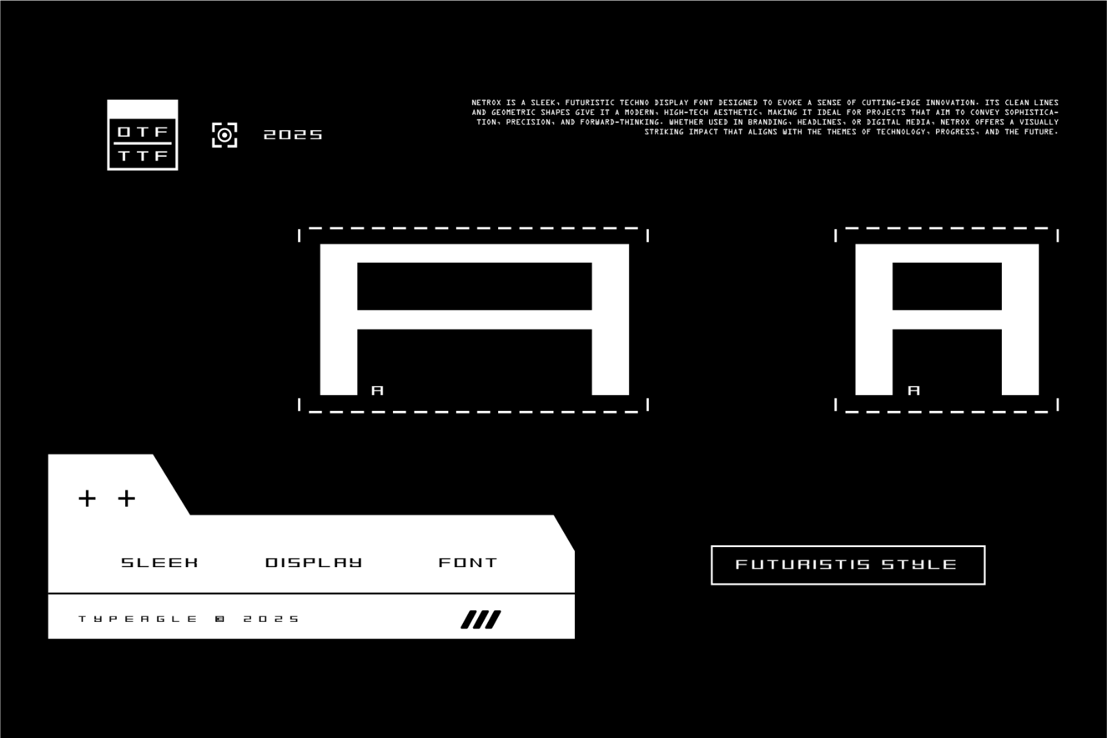 Netrox - Futuristic Display Font — image 10