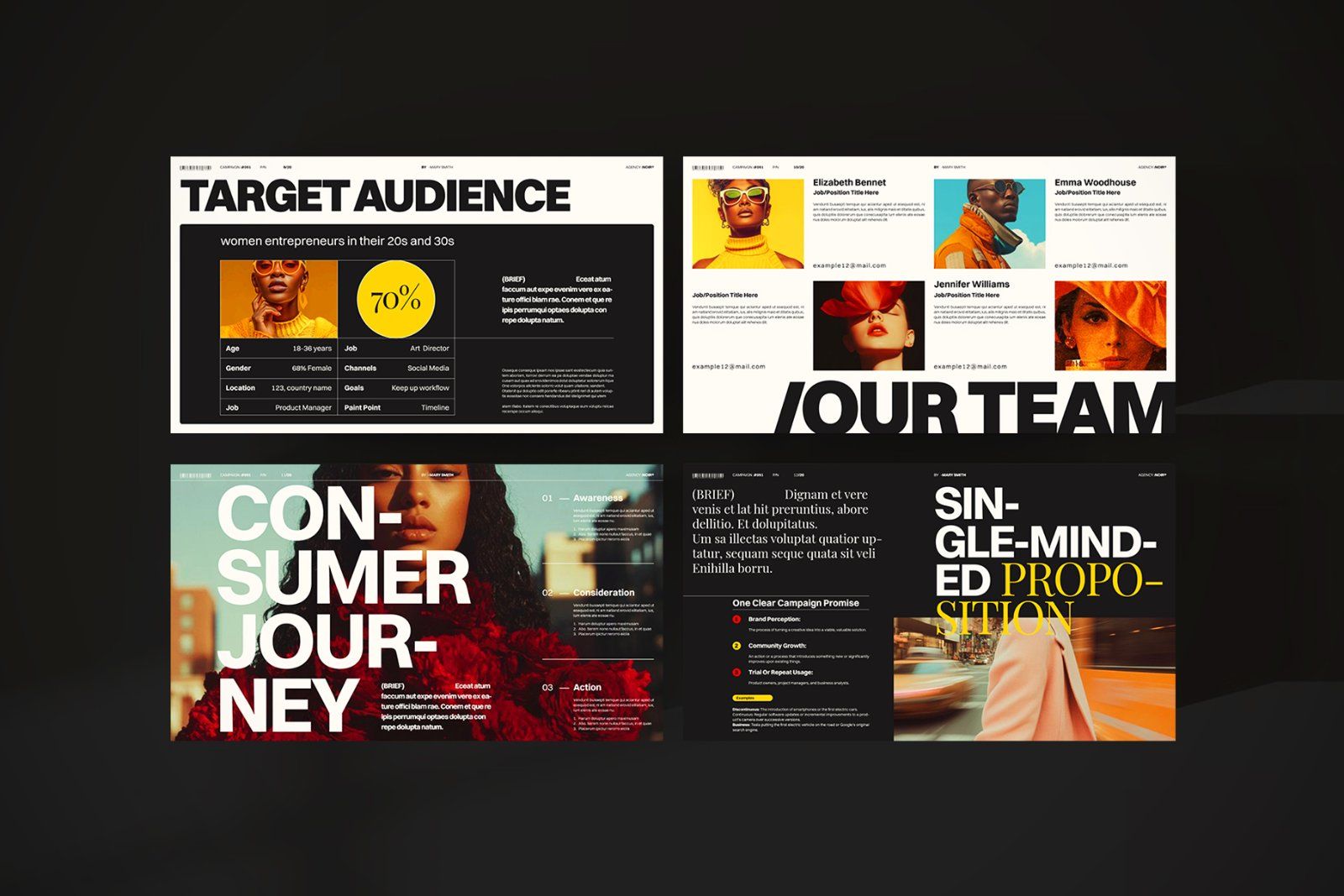 Creative Brief Campaign Presentation Template