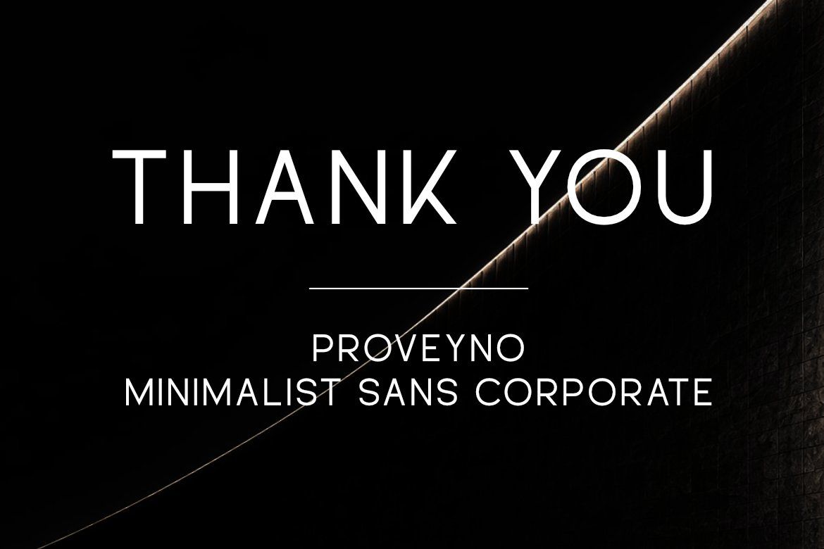 Proveyno | Minimalist Sans Corporate Font — image 10
