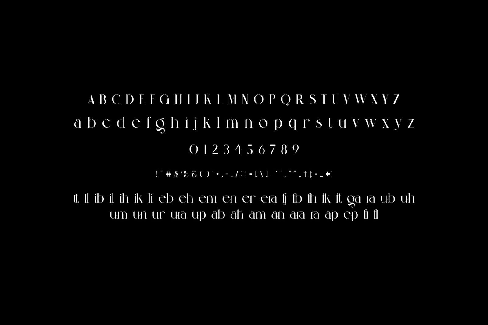 Giflitte Modern Ligature Serif — image 10