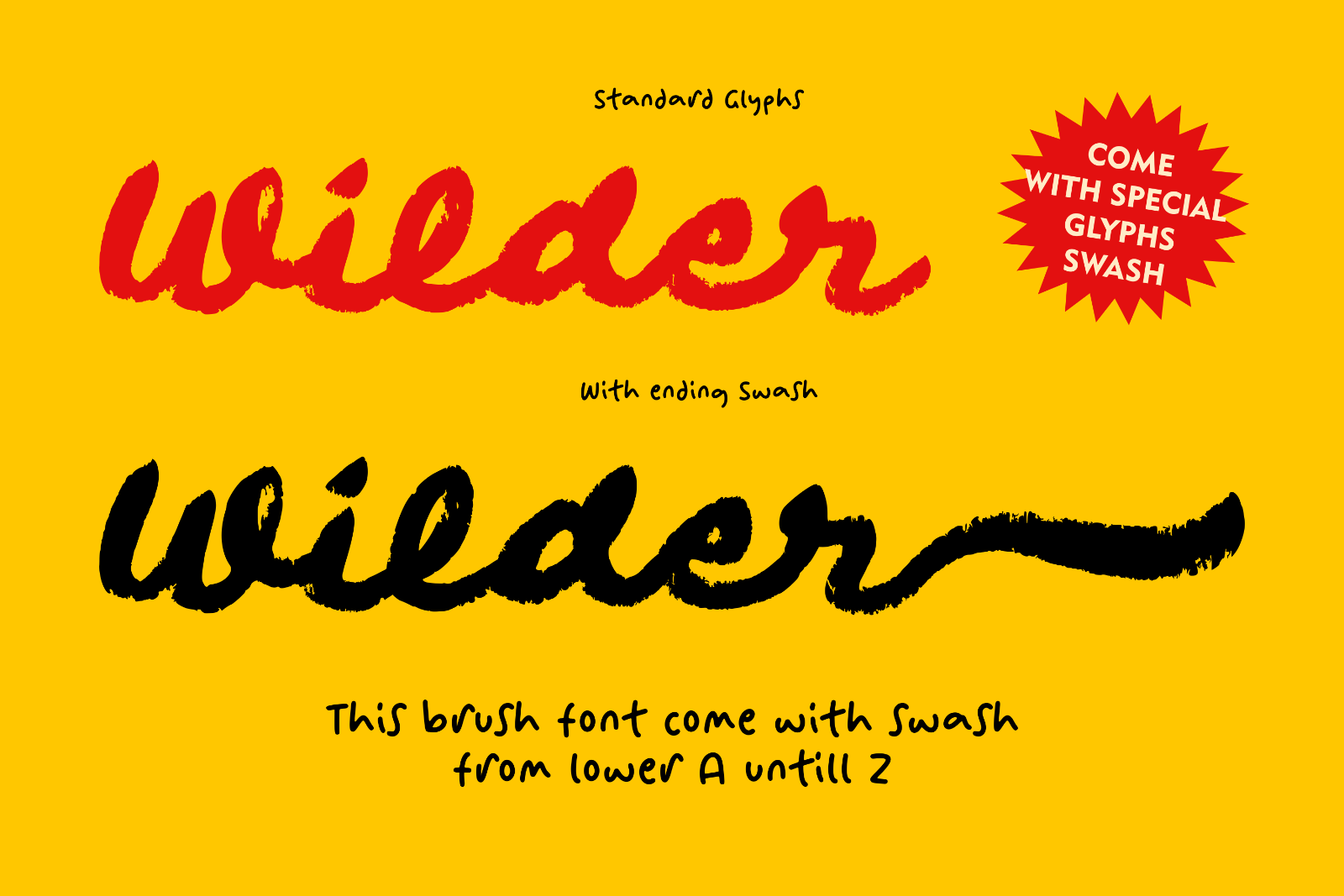 Richie Billion - Brush Font