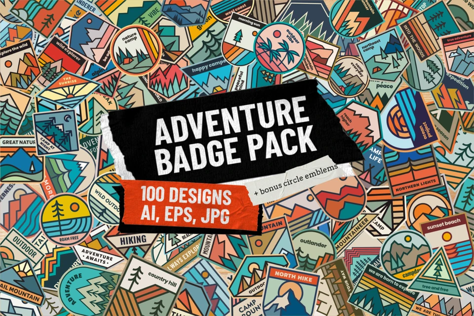 Adventure Badge Pack + Bonus
