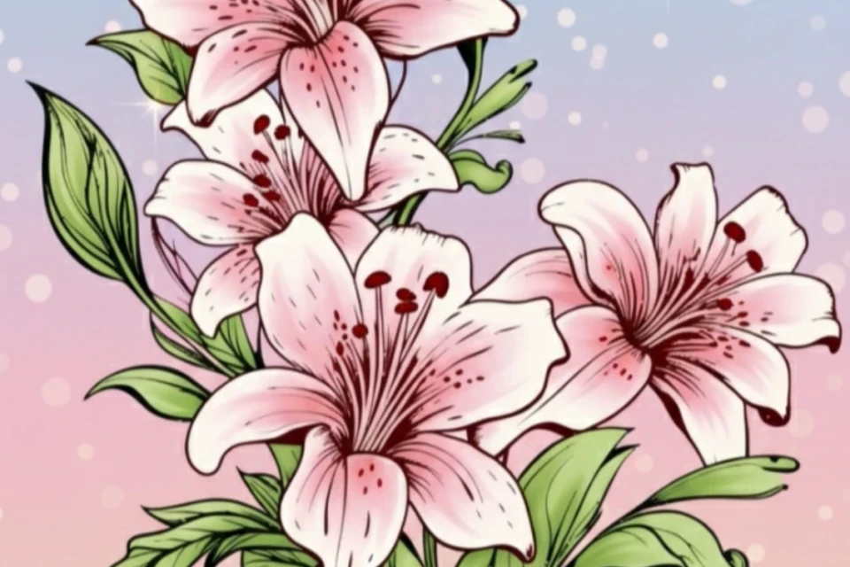 Flowers Coloring Book for Adults