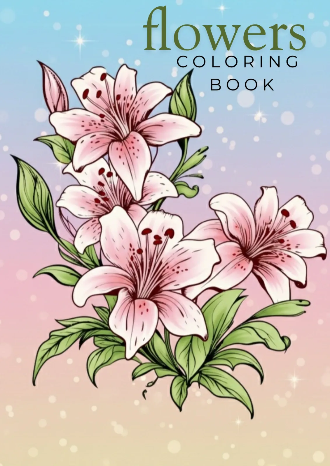 Flowers Coloring Book for Adults — image 1