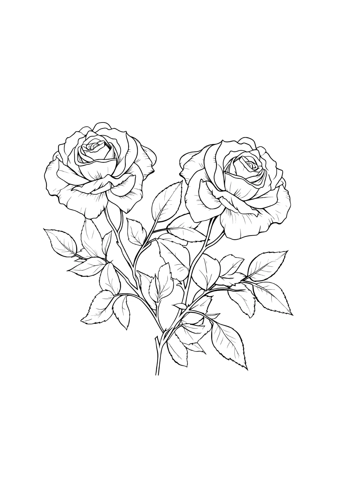Flowers Coloring Book for Adults — image 6