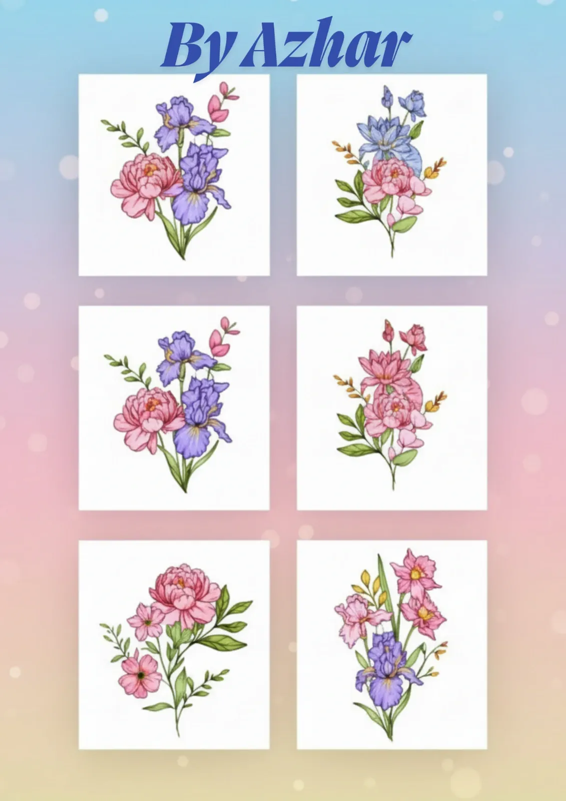 Flowers Coloring Book for Adults — image 7