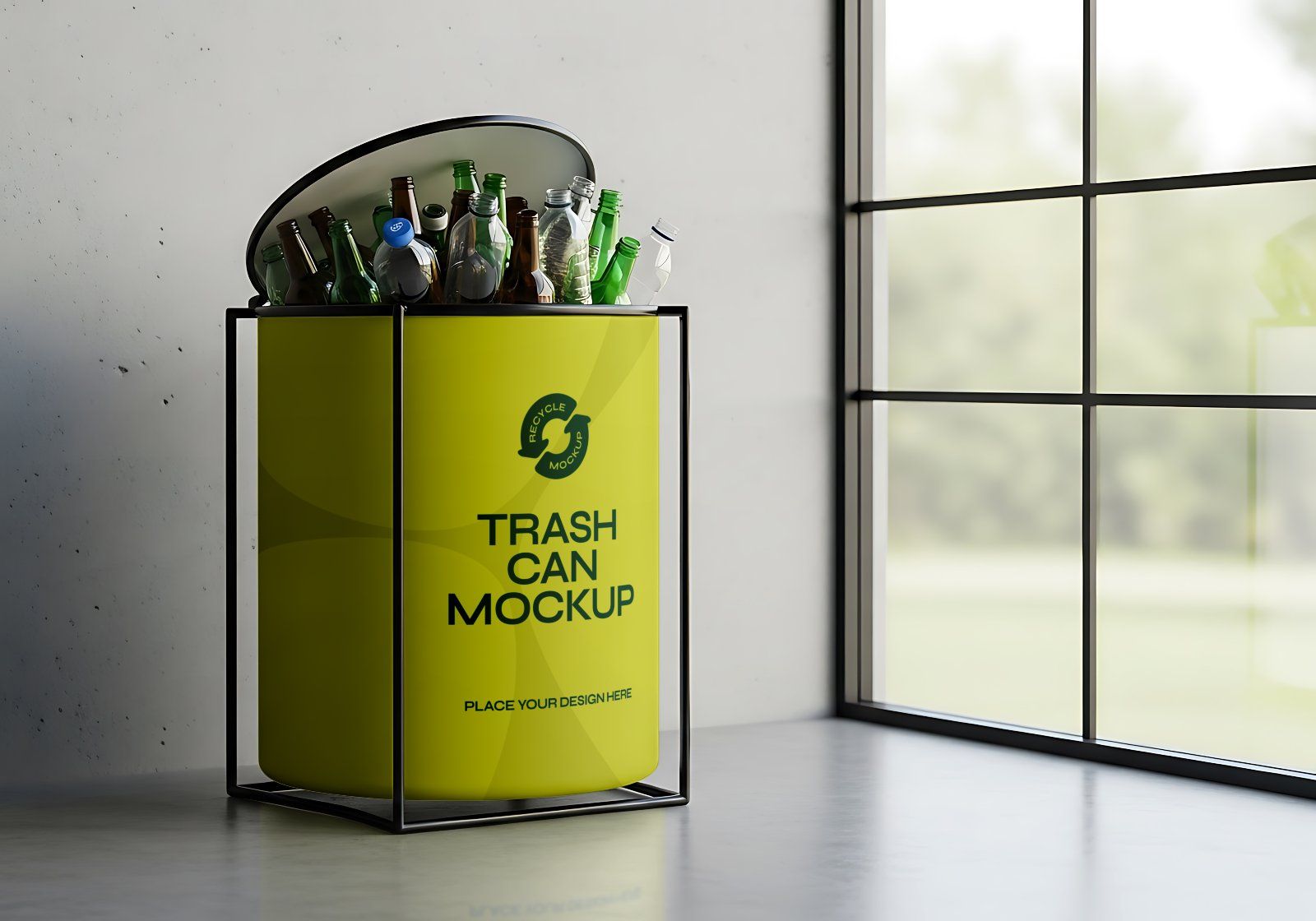 Premium Environmental Branding 15 PSD Mockups for Waste & Recycling Services
