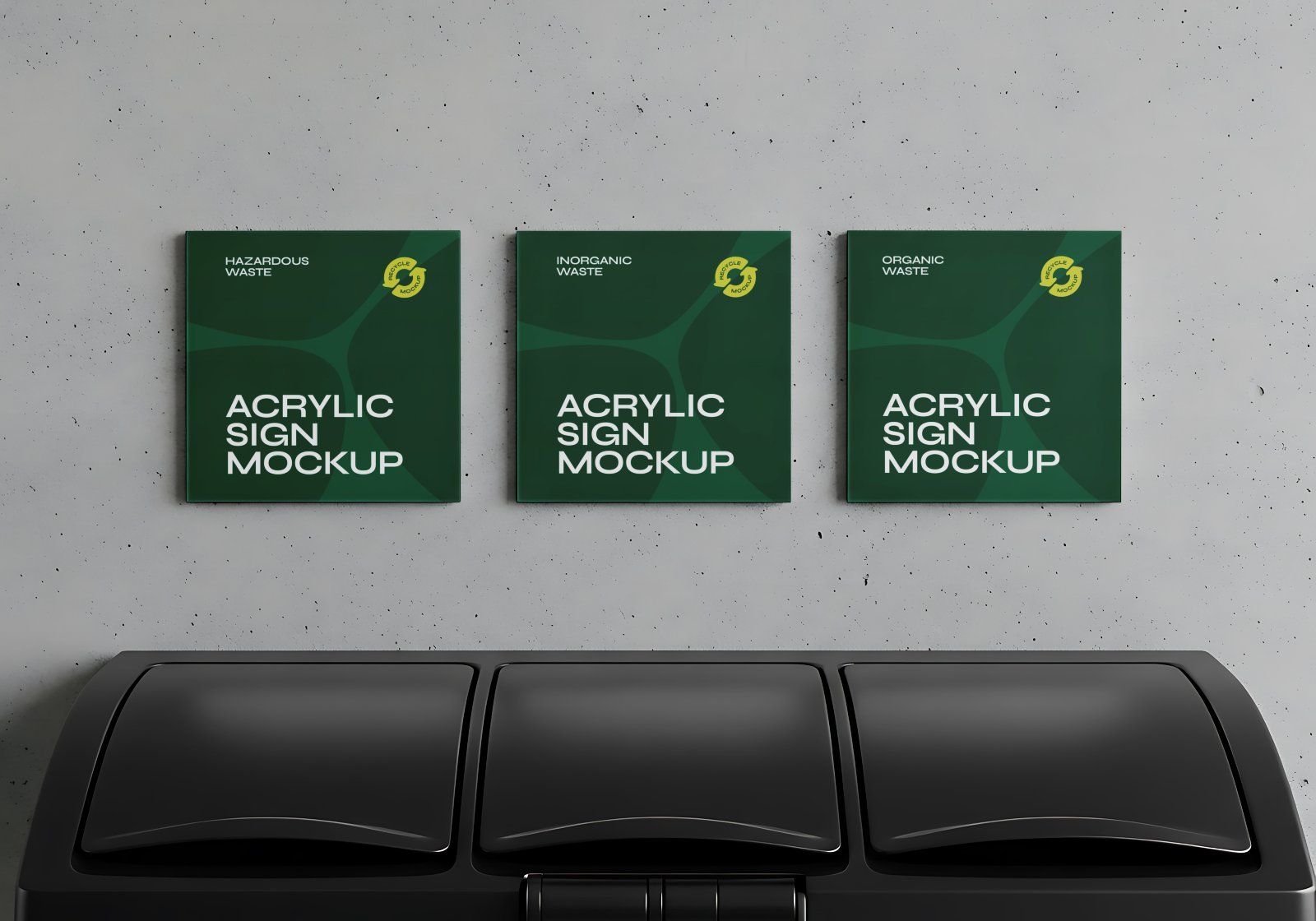 Premium Environmental Branding 15 PSD Mockups for Waste & Recycling Services