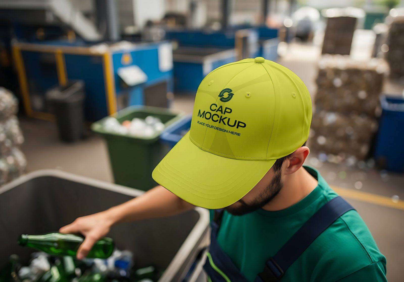 Premium Environmental Branding 15 PSD Mockups for Waste & Recycling Services