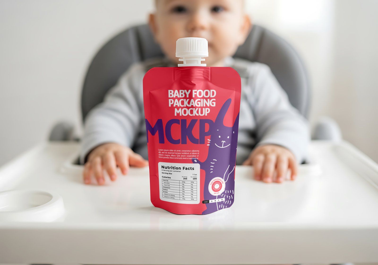 15 Premium Baby Food Packaging PSD Mockup Bundle For Branding