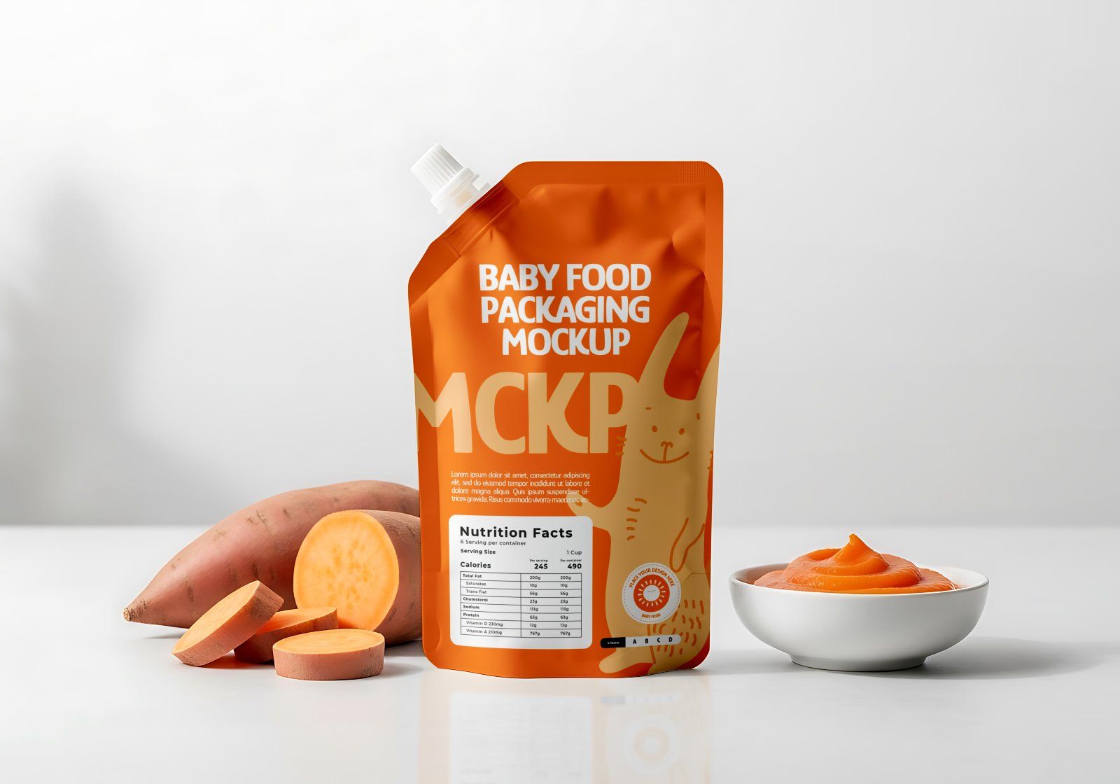 15 Premium Baby Food Packaging PSD Mockup Bundle For Branding