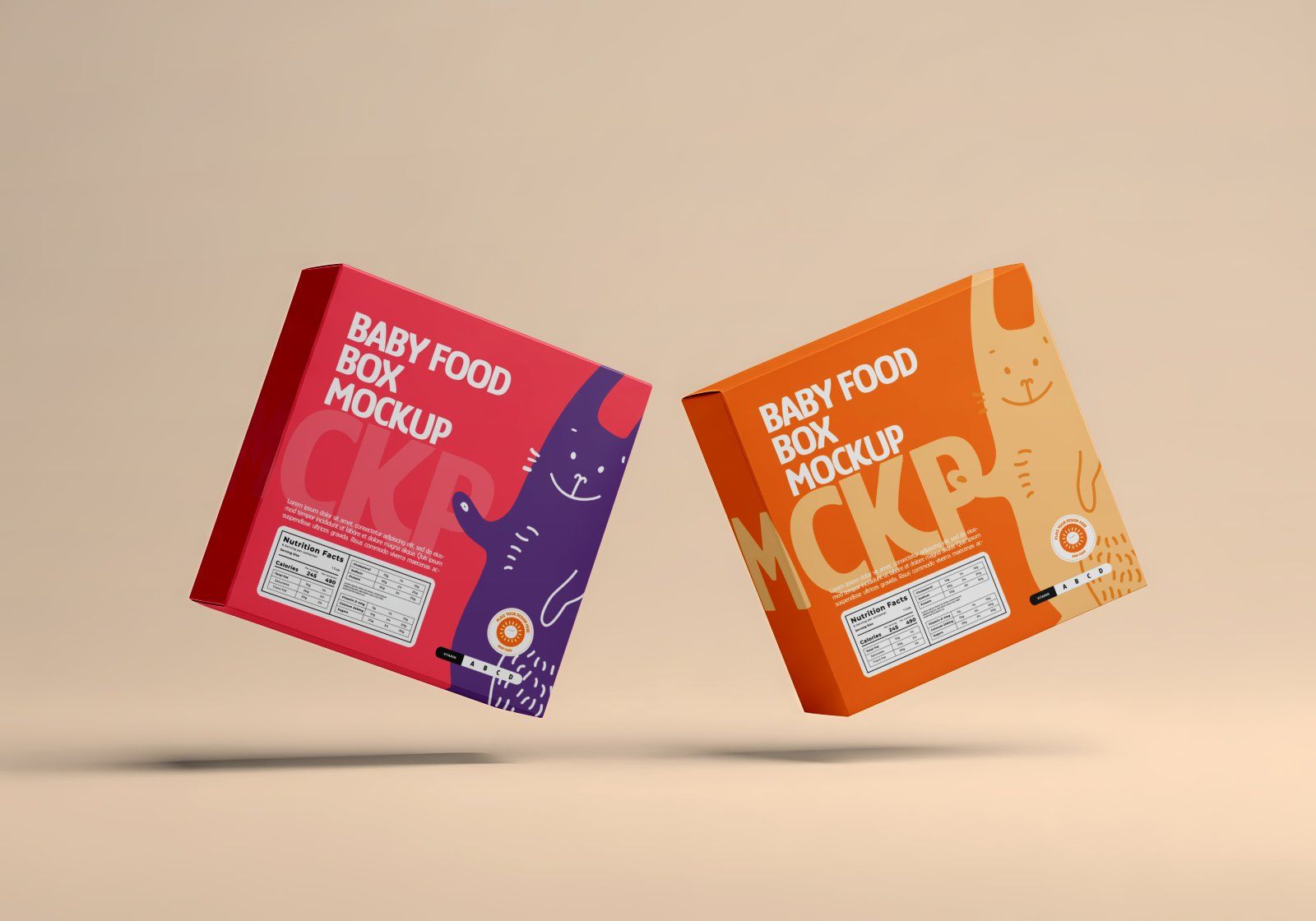 15 Premium Baby Food Packaging PSD Mockup Bundle For Branding