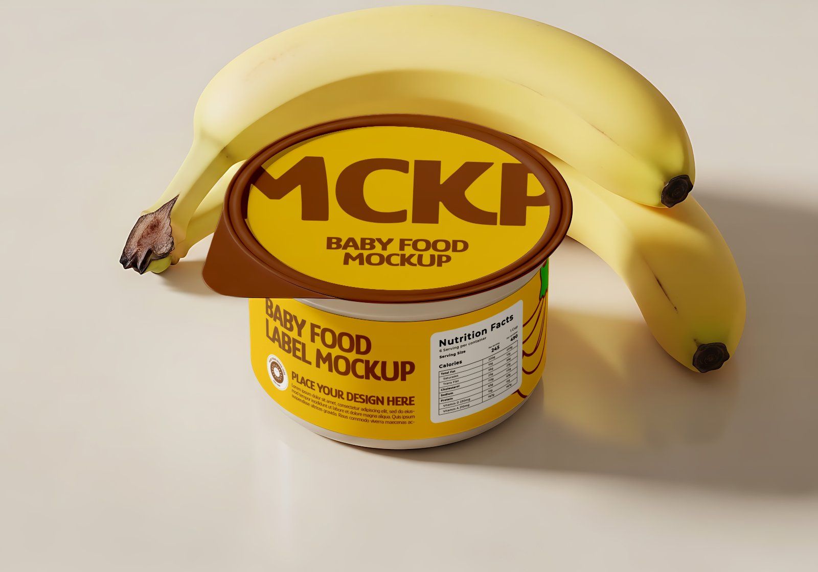 15 Premium Baby Food Packaging PSD Mockup Bundle For Branding