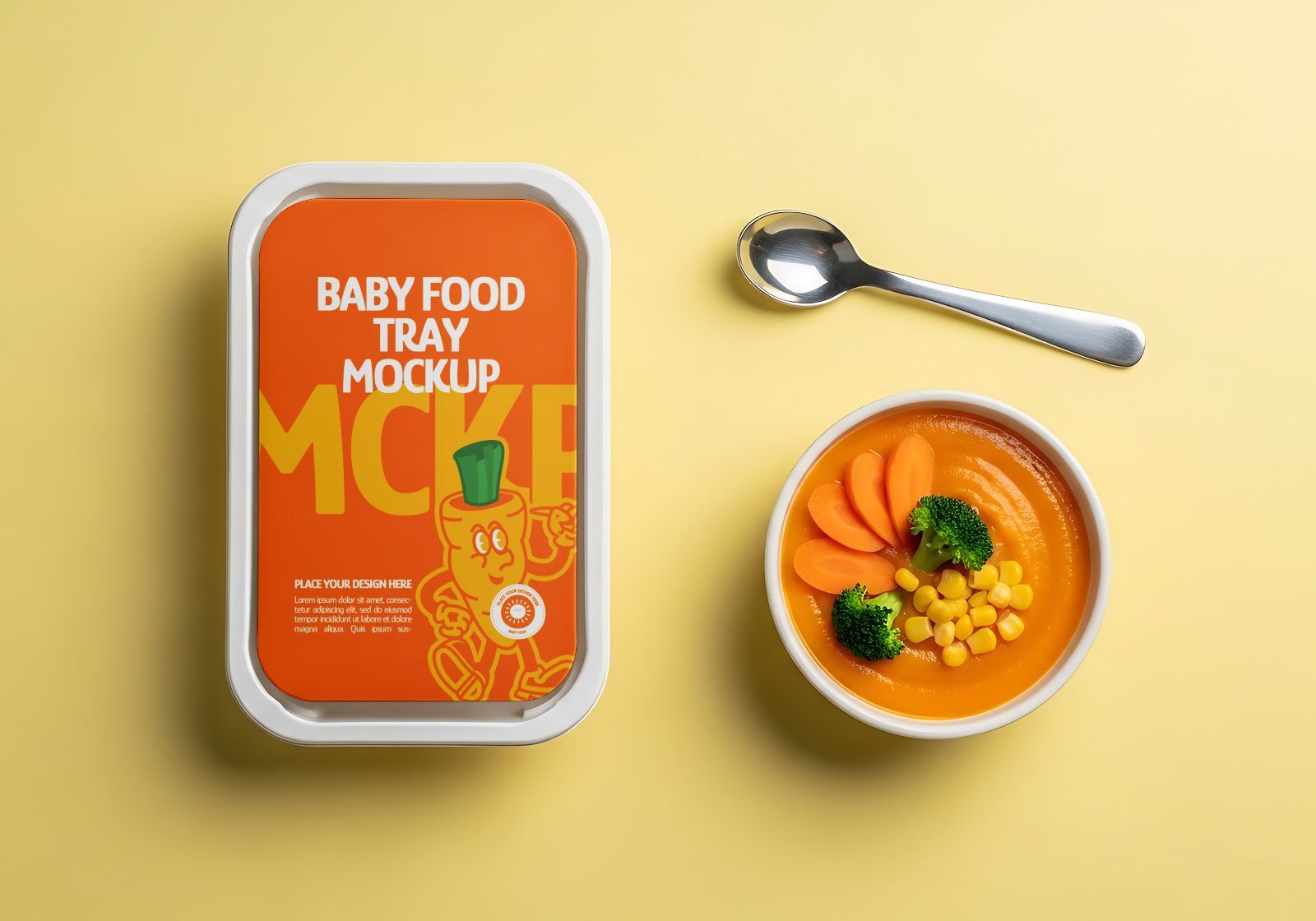 15 Premium Baby Food Packaging PSD Mockup Bundle For Branding