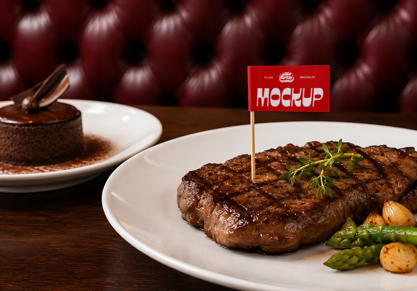 Premium Steakhouse Restaurant Branding Mockup Bundle – 15 Luxury PSD Scenes for Steak House, Bistro