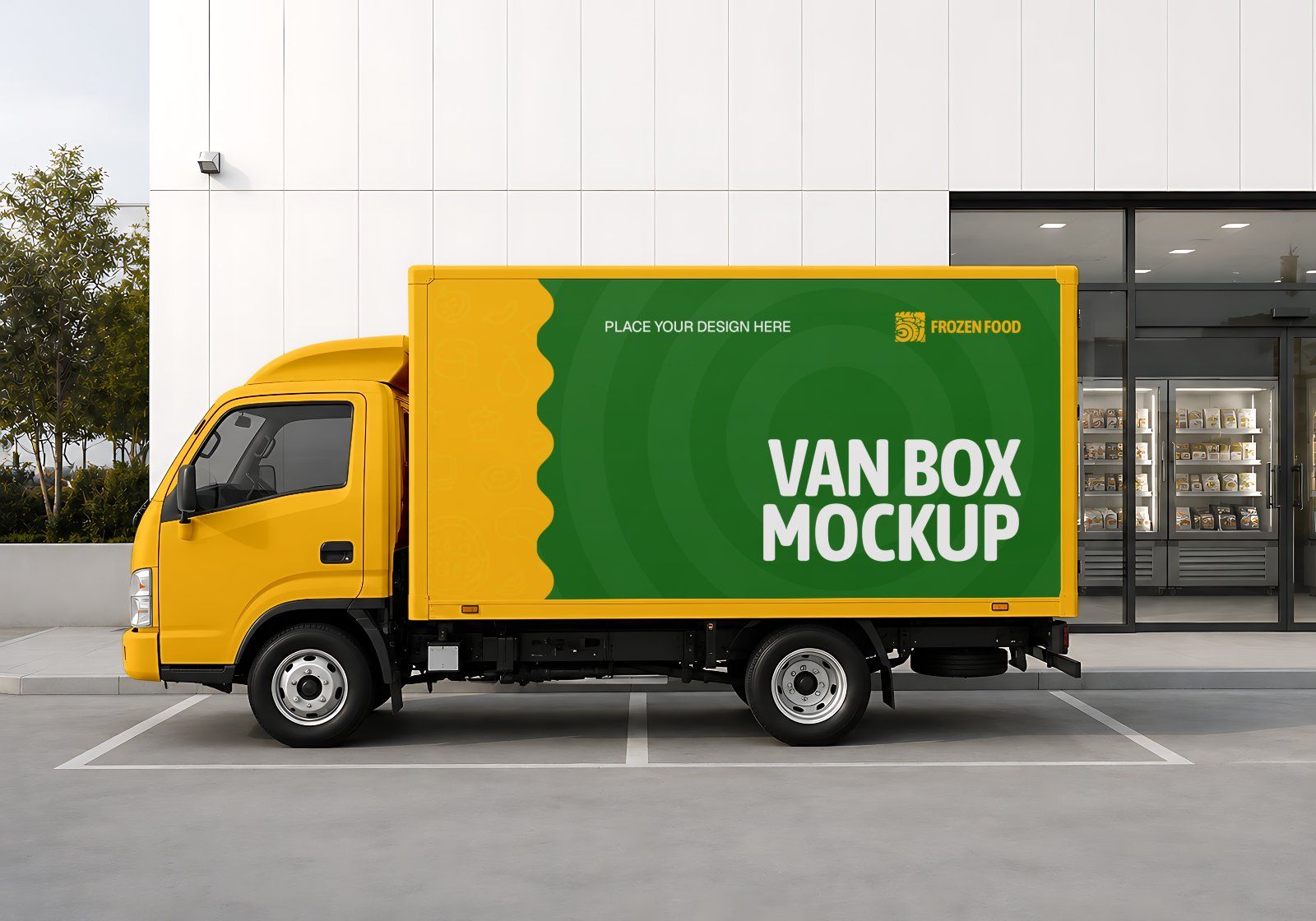 Premium Branding Frozen Food Mart Mockup — image 2