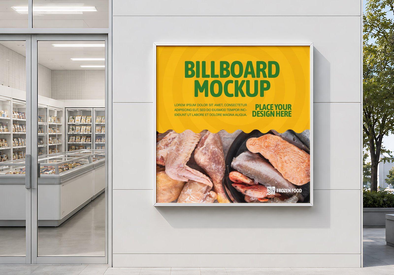 Premium Branding Frozen Food Mart Mockup — image 8