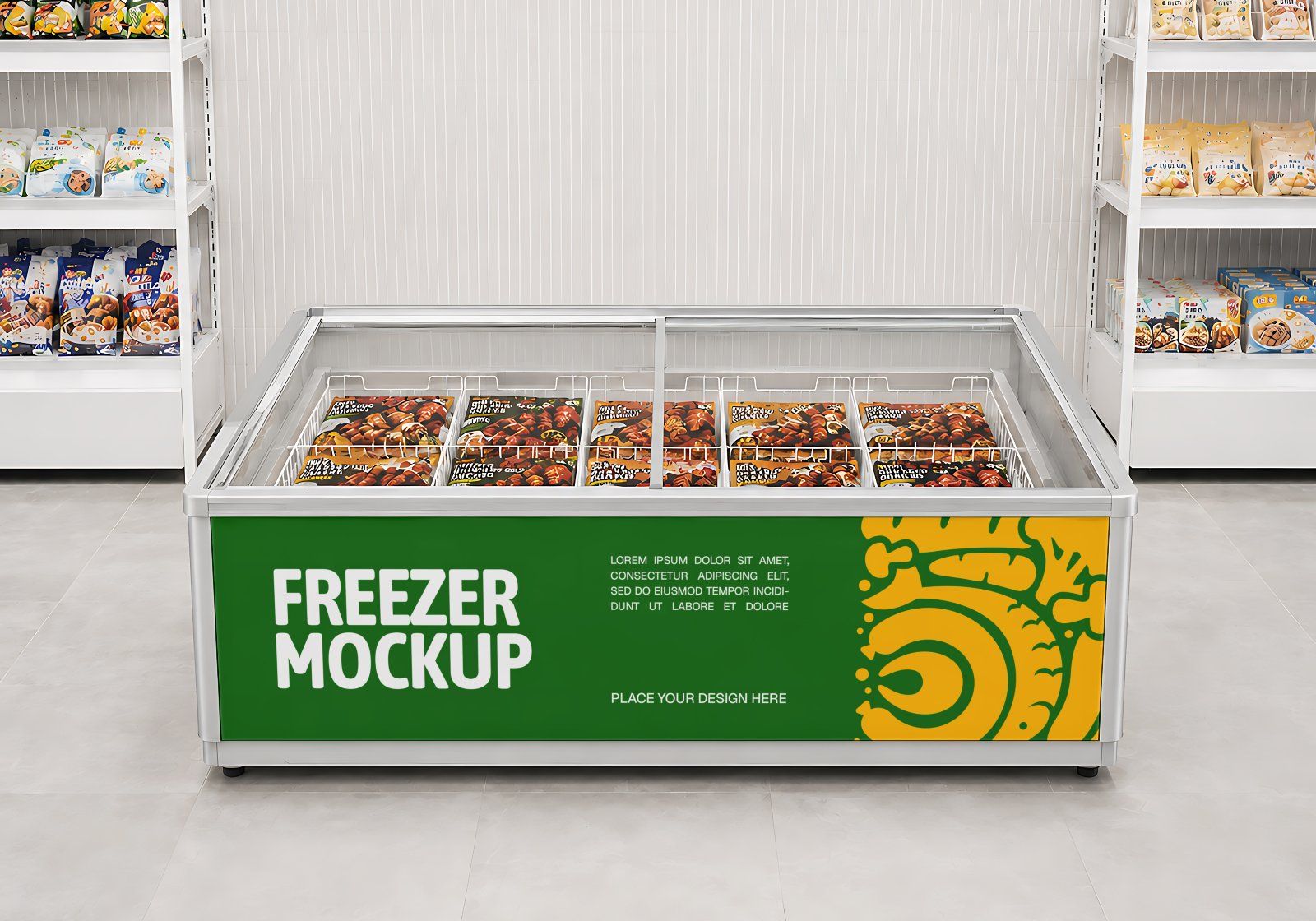 Premium Branding Frozen Food Mart Mockup — image 9