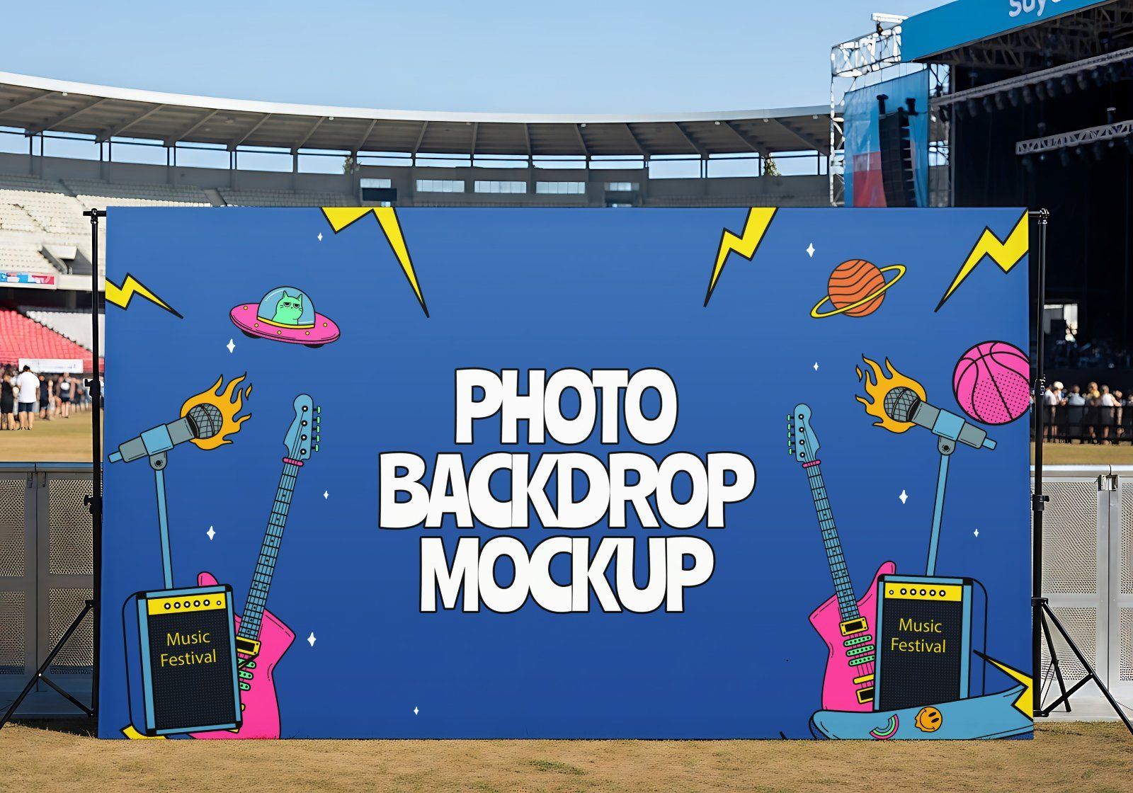 Music Fest Mockup Bundle - 15 PSD Templates for Event Branding & Festival Promotion