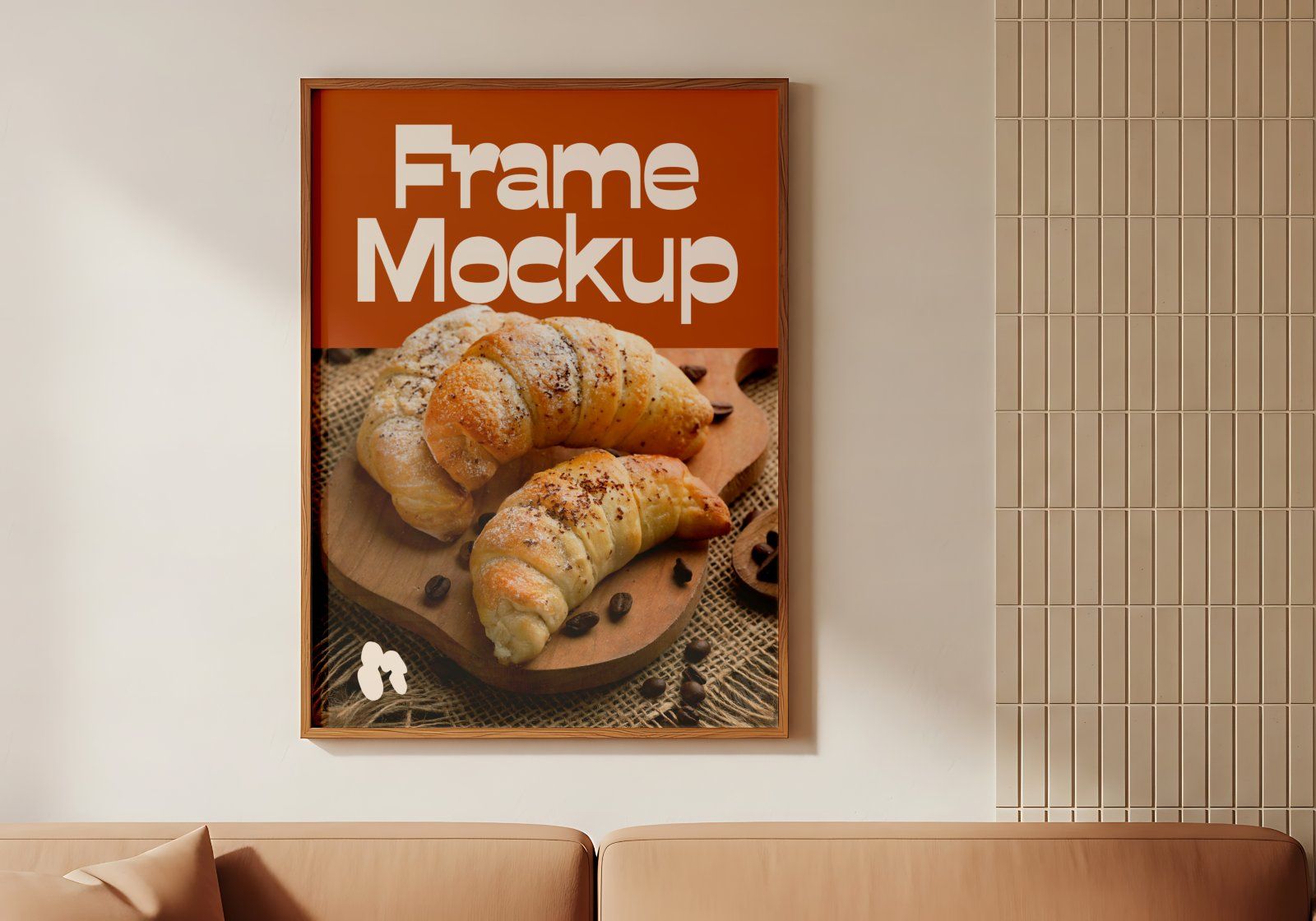 Premium Branding Brown Cafe Mockup