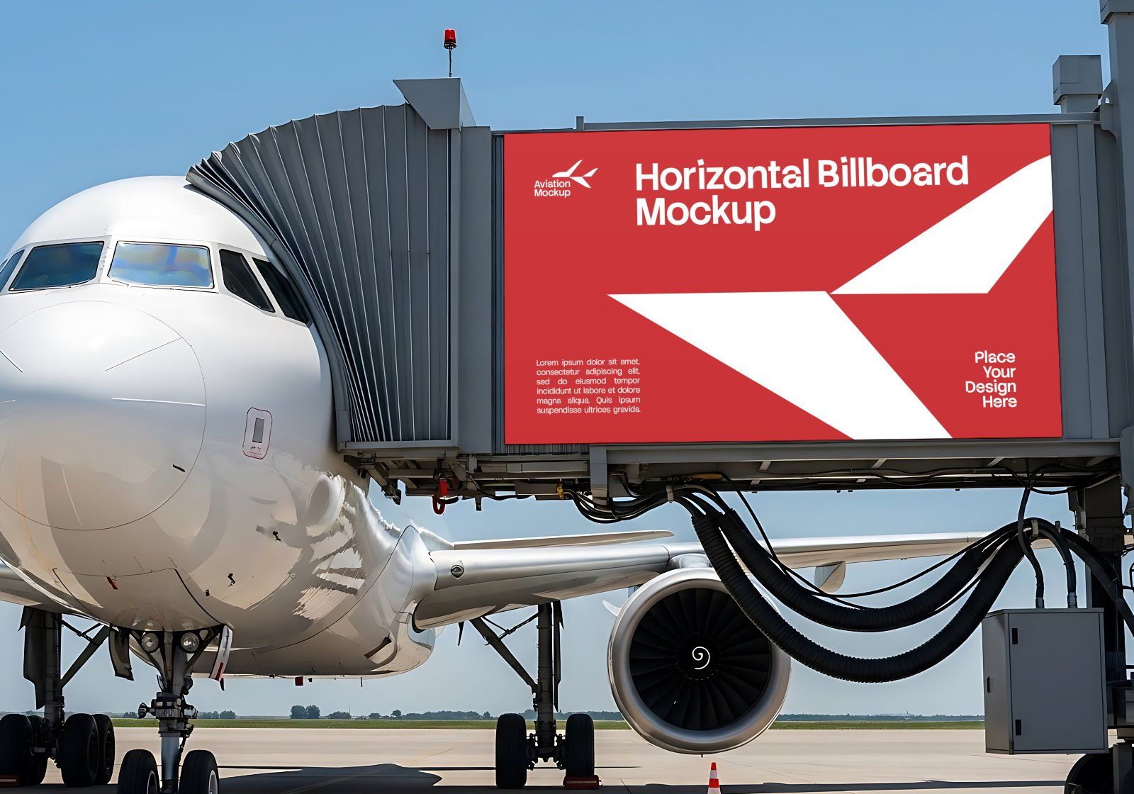 Premium Branding Aviation Mockup