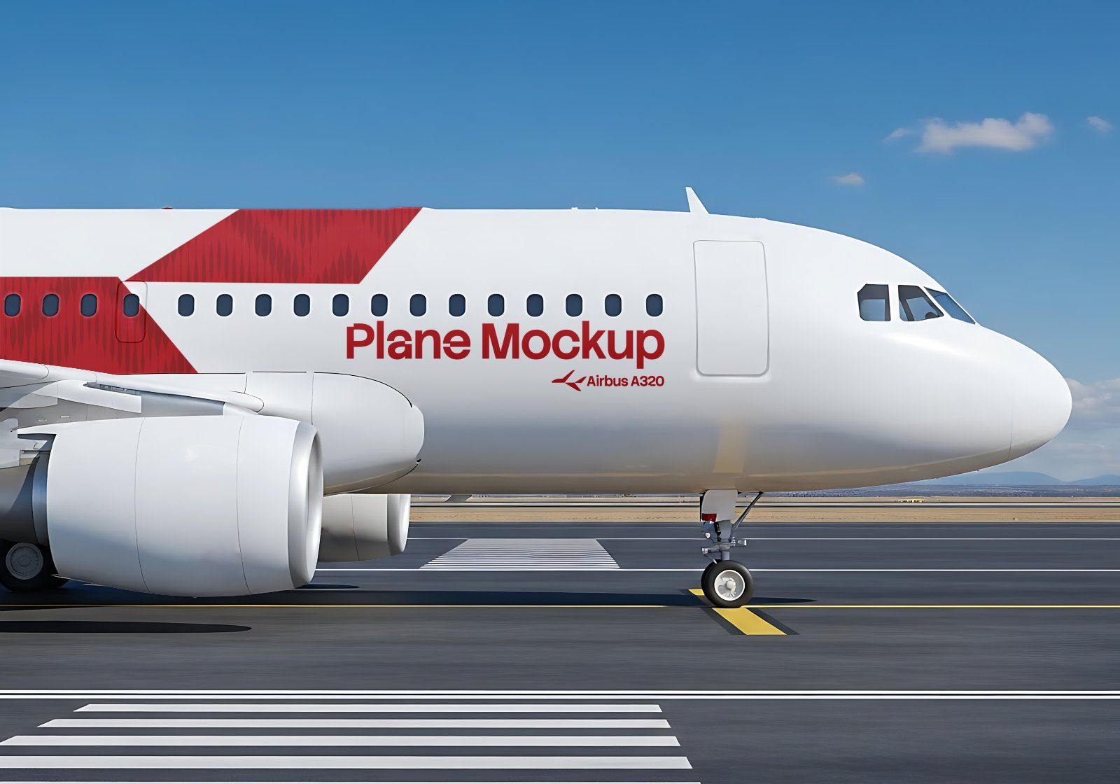 Premium Branding Aviation Mockup