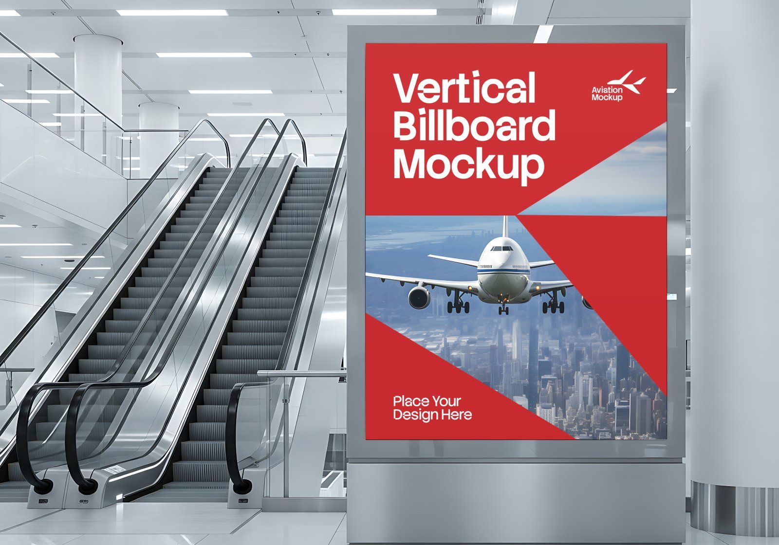 Premium Branding Aviation Mockup