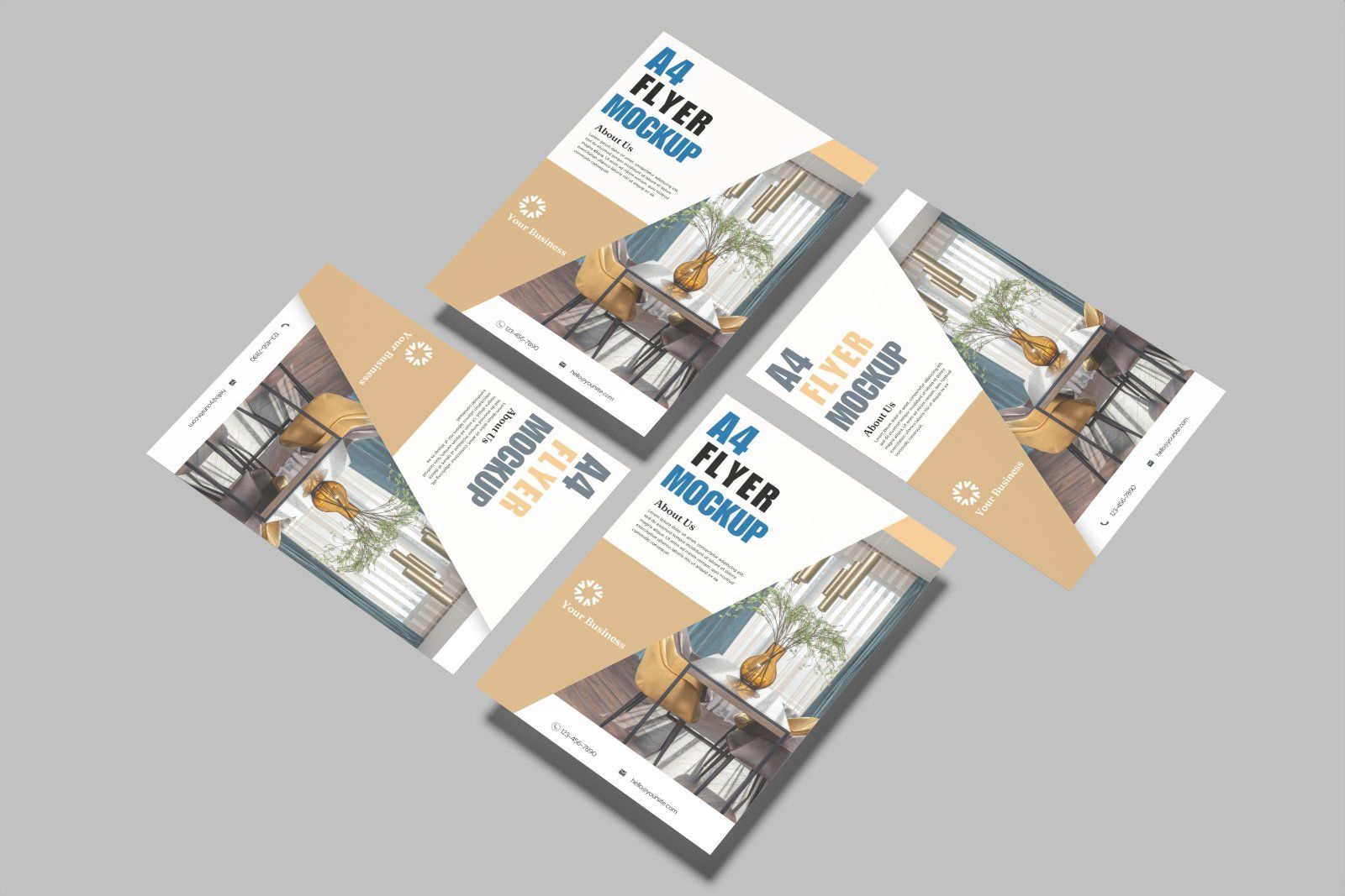A4 Flyer Mockup