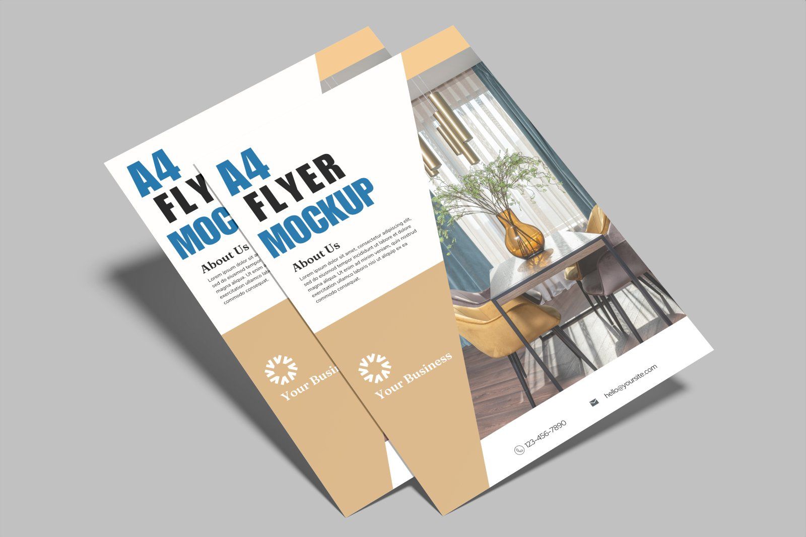 A4 Flyer Mockup