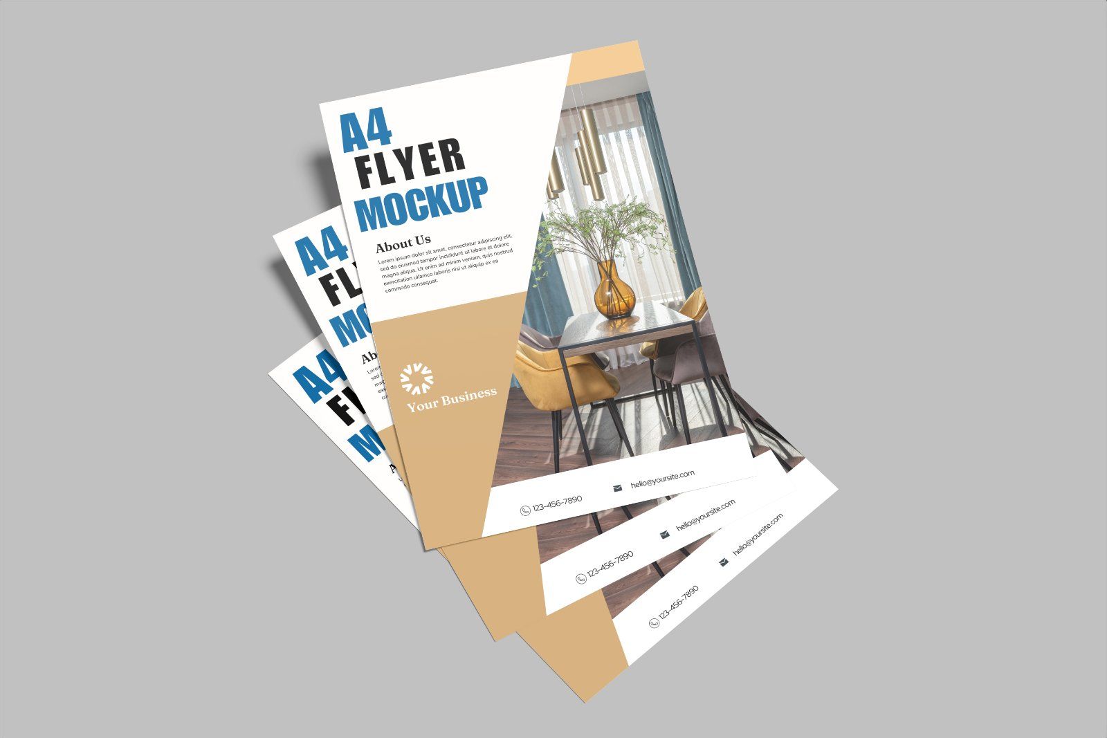 A4 Flyer Mockup