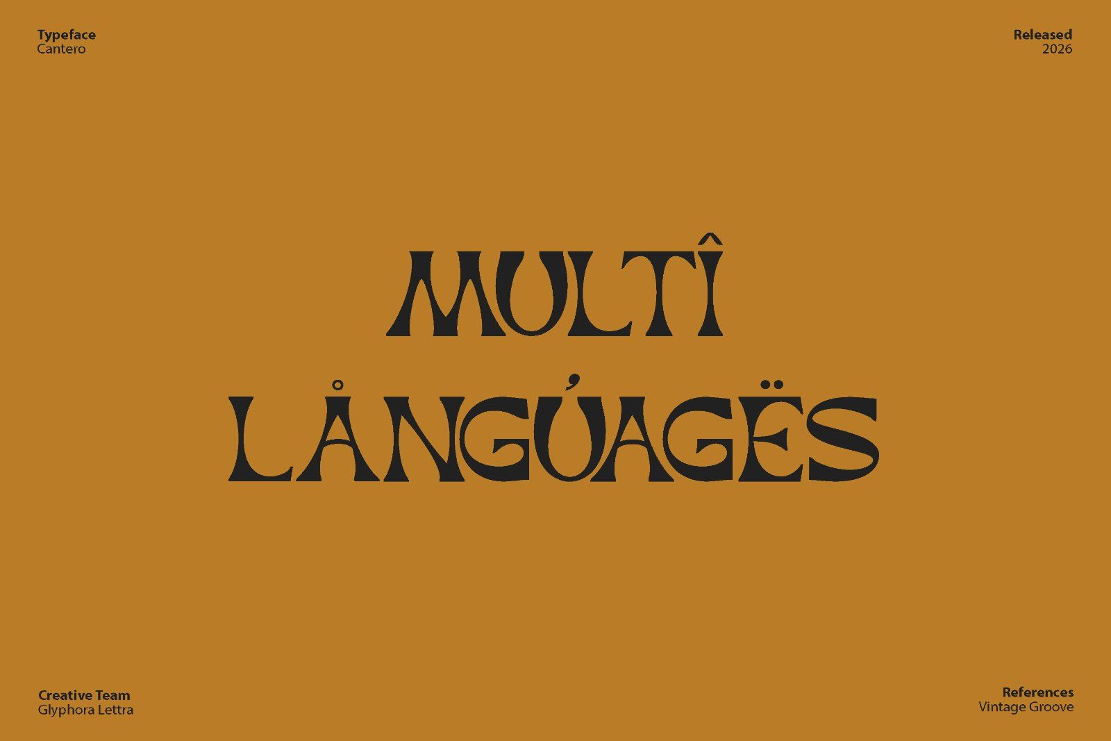 Cantero - Retro Serif Font