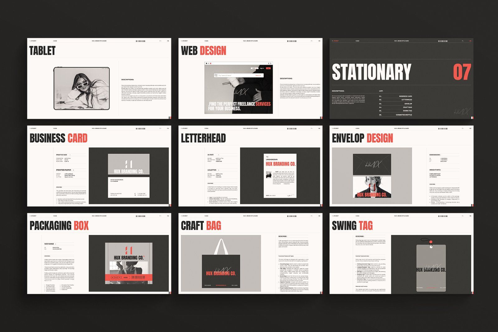Brand Guidelines Presentation Design Template