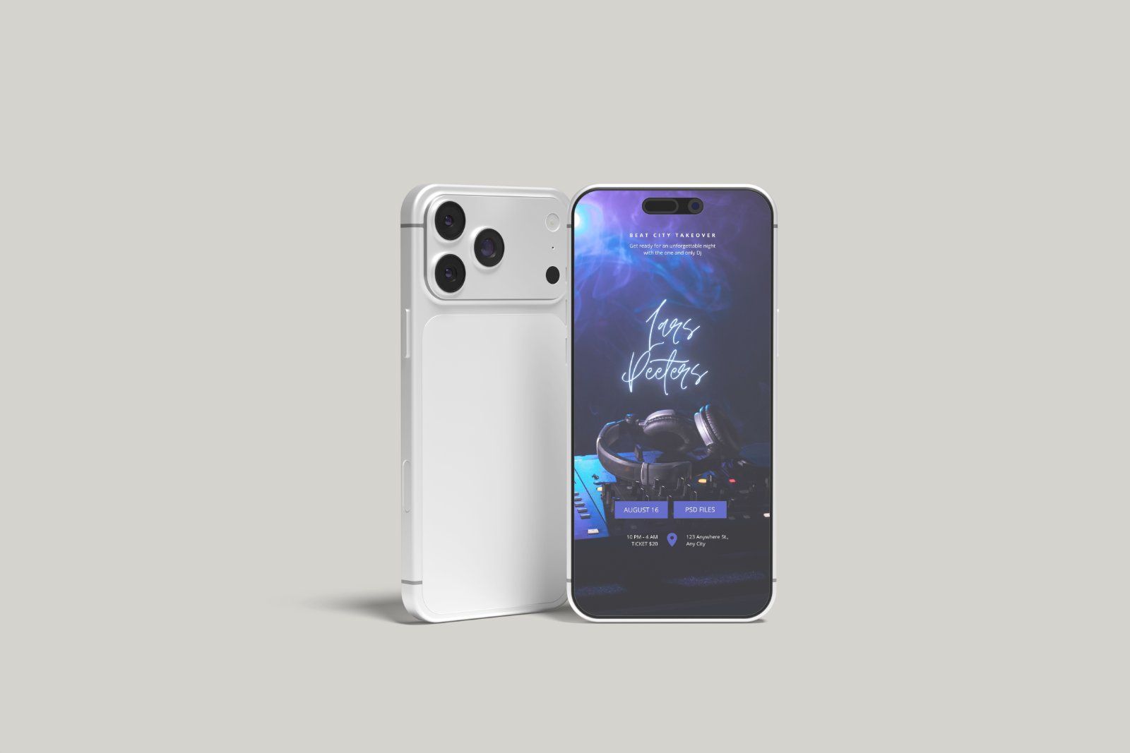 Smartphone Screen Mockup