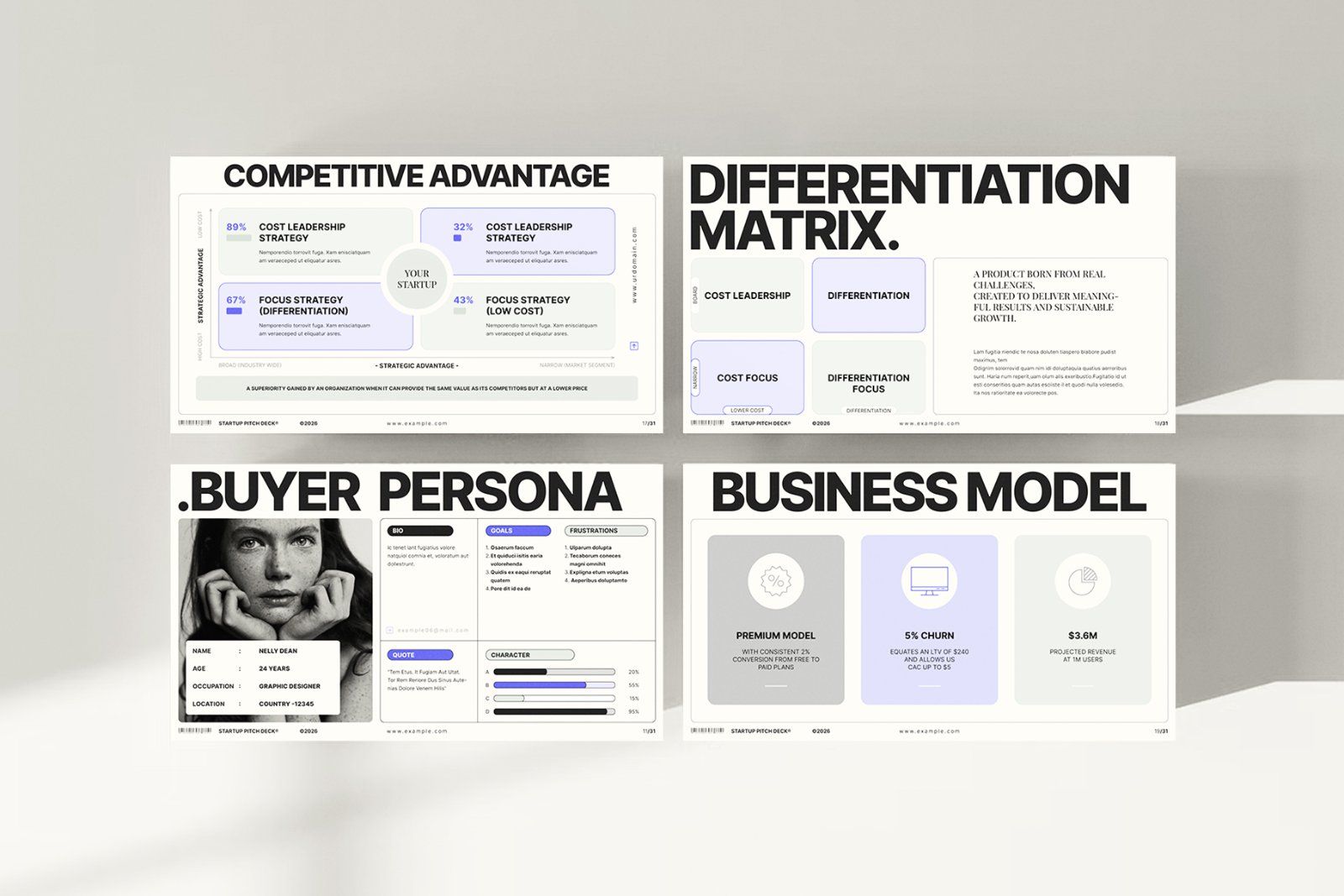 Startup Pitch Deck Presentation Template