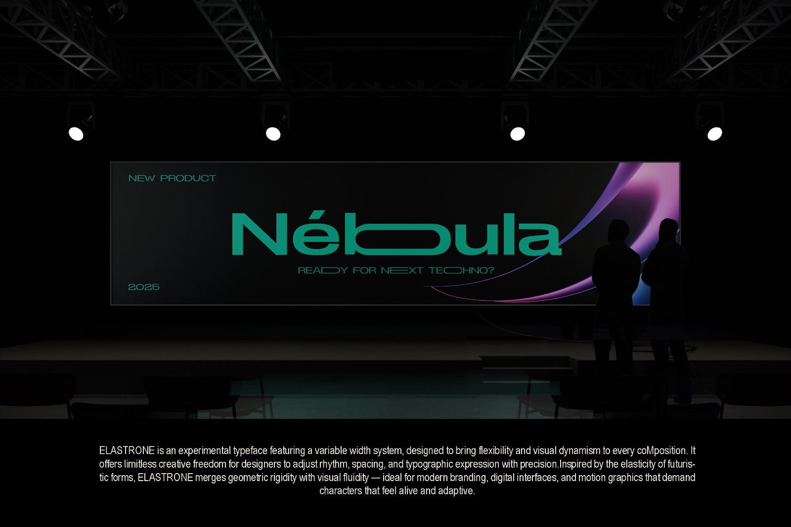 Elastrone - Variable Width Font Family