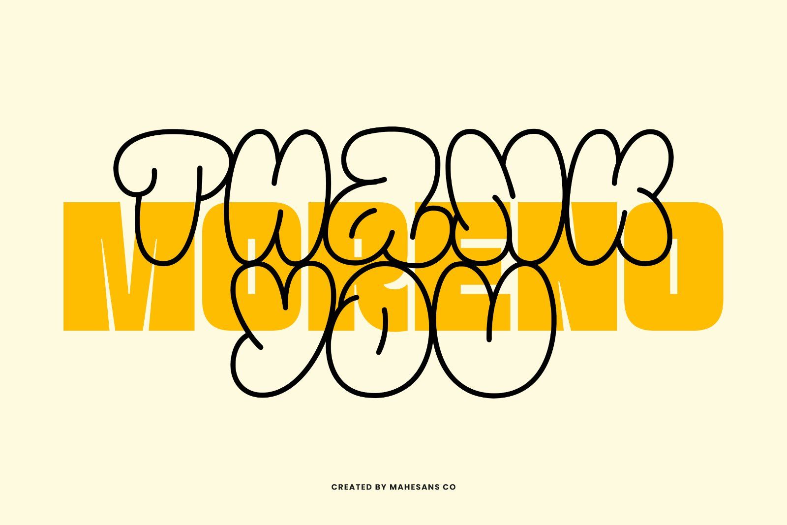 Moreno | Combination Display Font