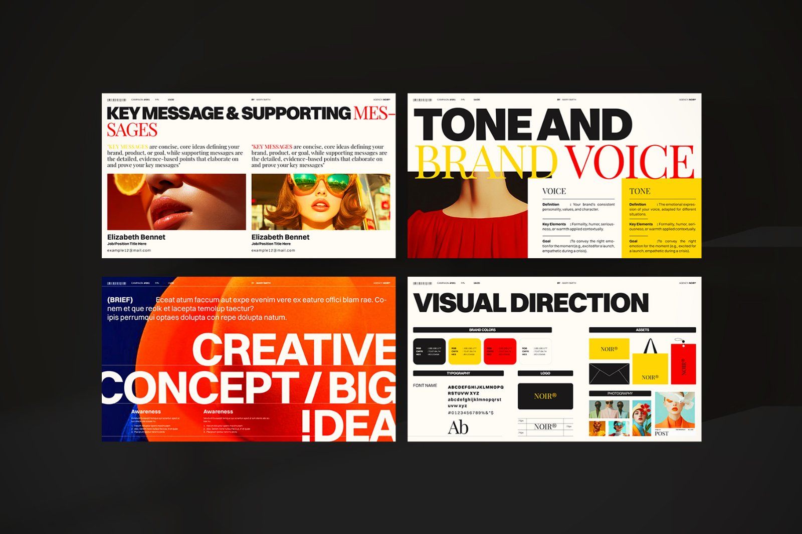 Creative Brief Campaign Presentation Template