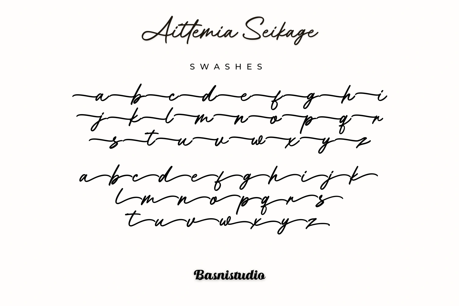 Aittemia Seikage Handwriting font — image 11