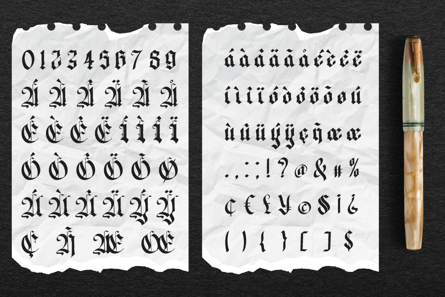 Zhatend Sildyer – Blackletter Font — image 11