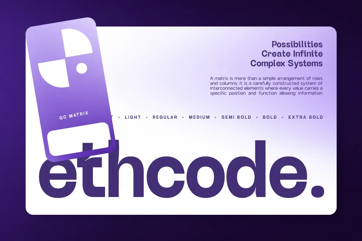 GC Matrix vol.2 – Modern Geometric Sans — image 11