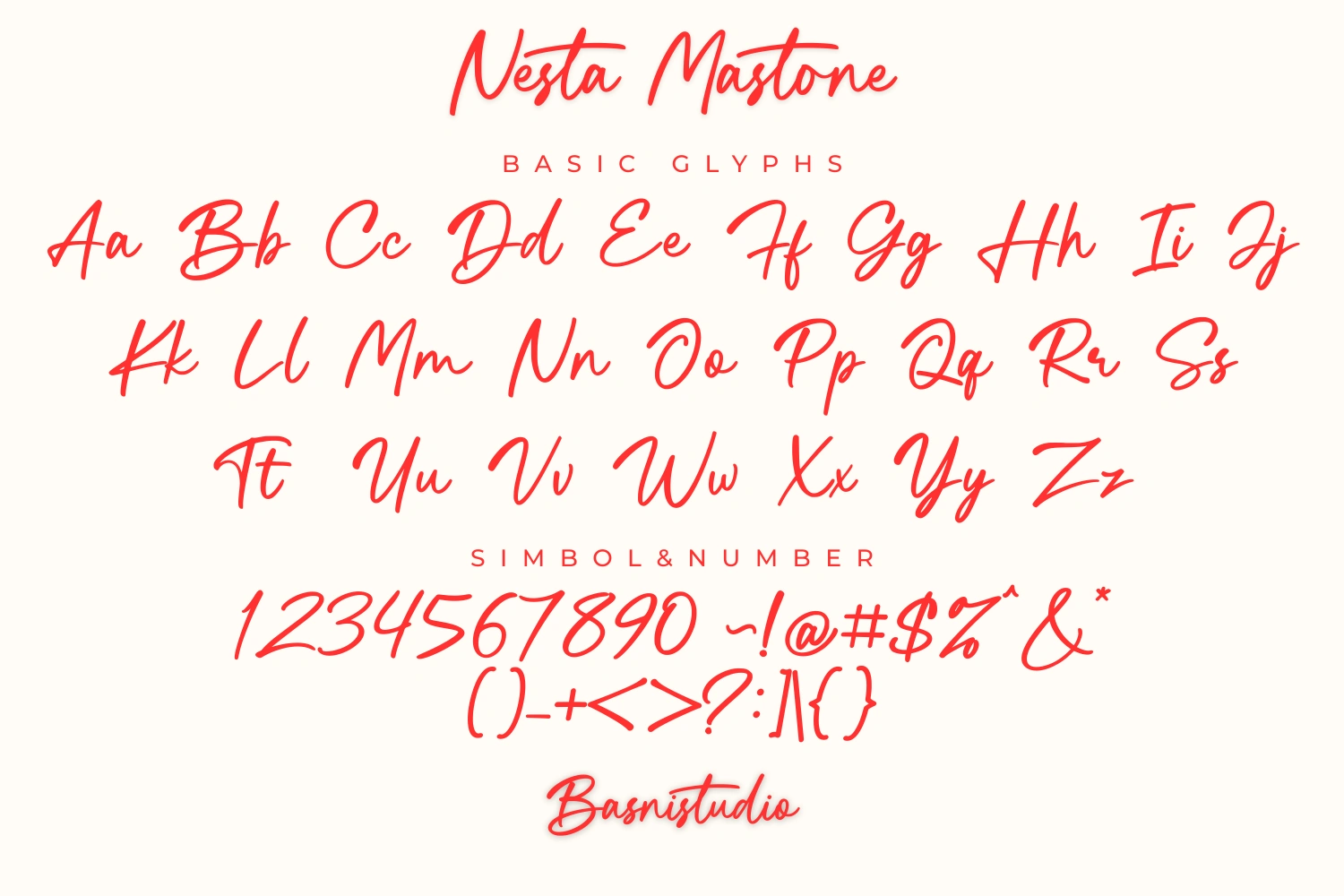 Nesta Mastone Handwriting Font — image 11