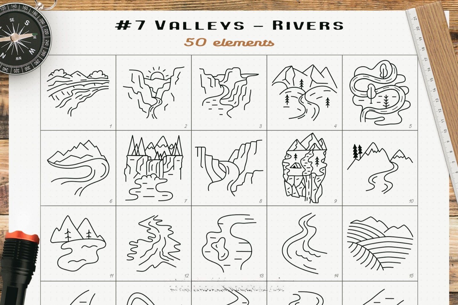 Simple Camp Scenes Creation Kit