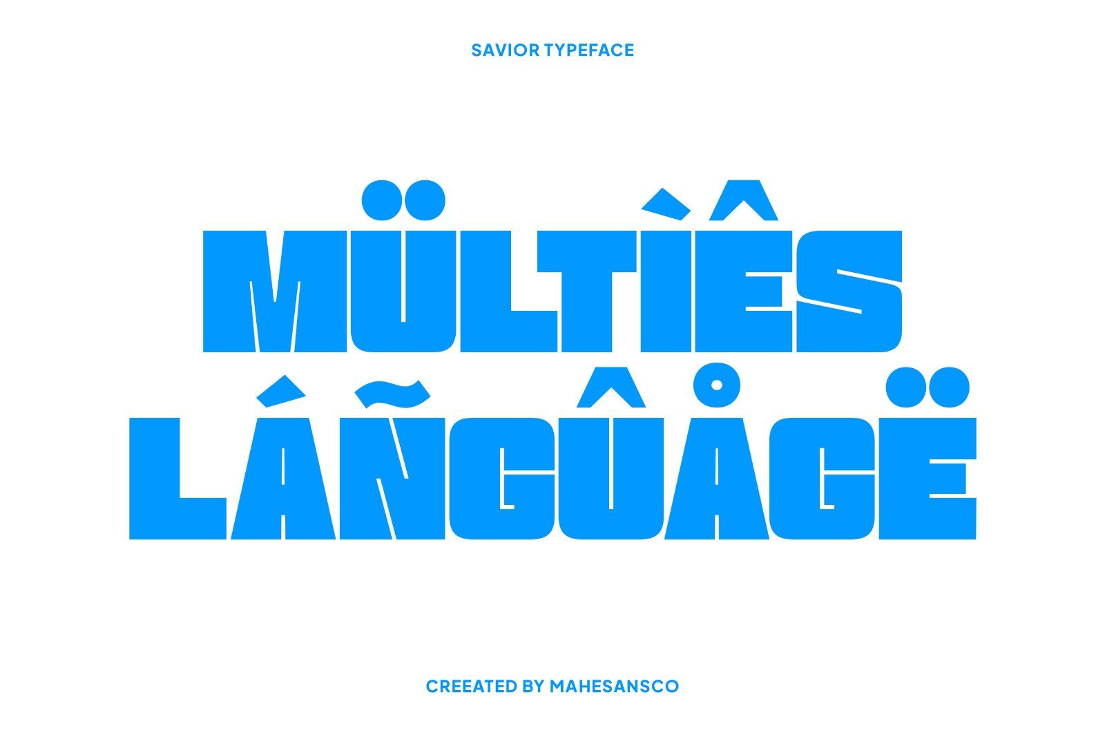 Savior - 2 Styles Bold Sans Serif